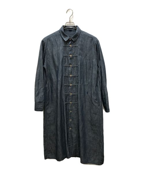 45R 綿麻ダンガリー8ノットドレス