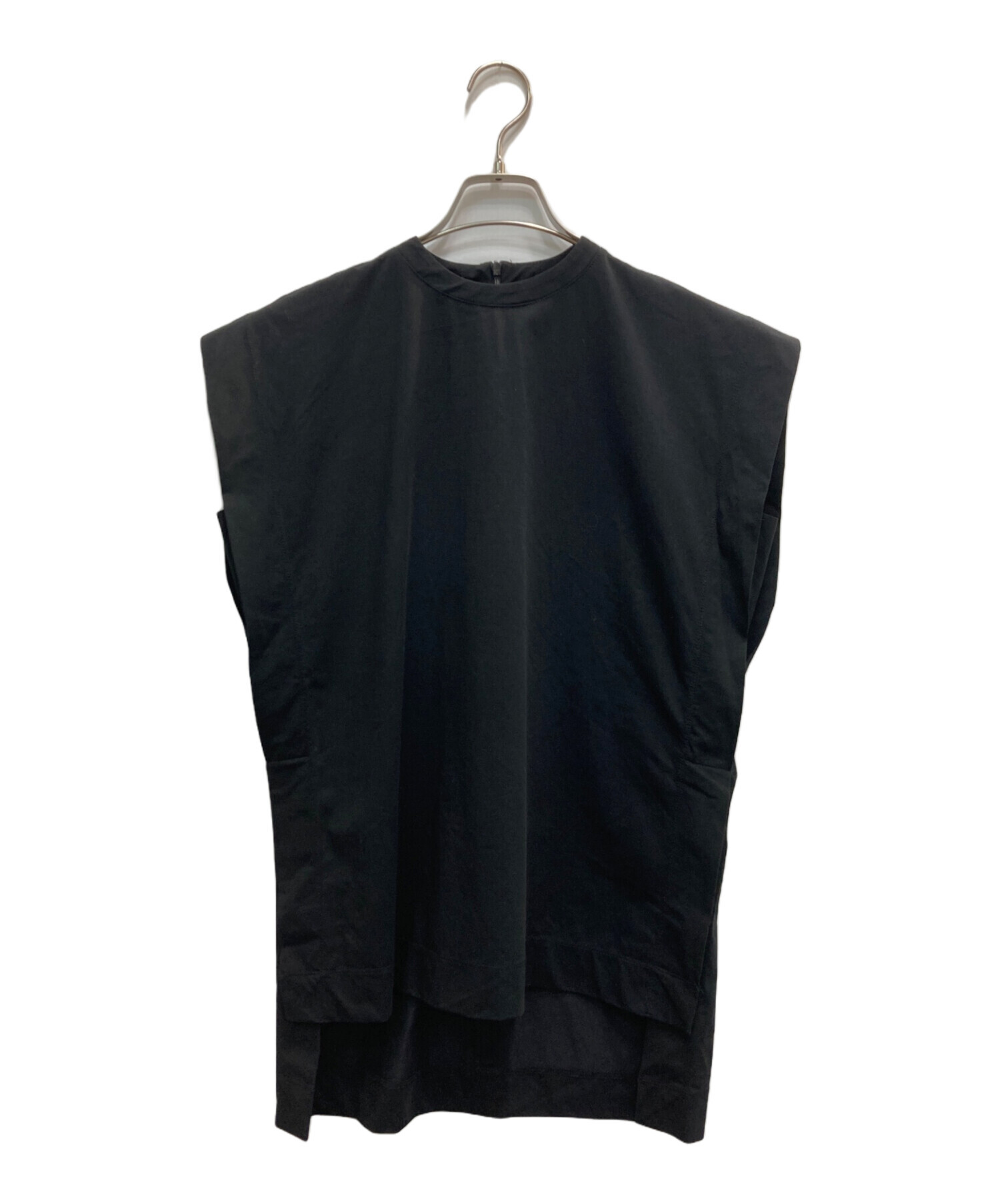 中古・古着通販】LOHEN (ローヘン) ノースリーブカットソー ブラック 