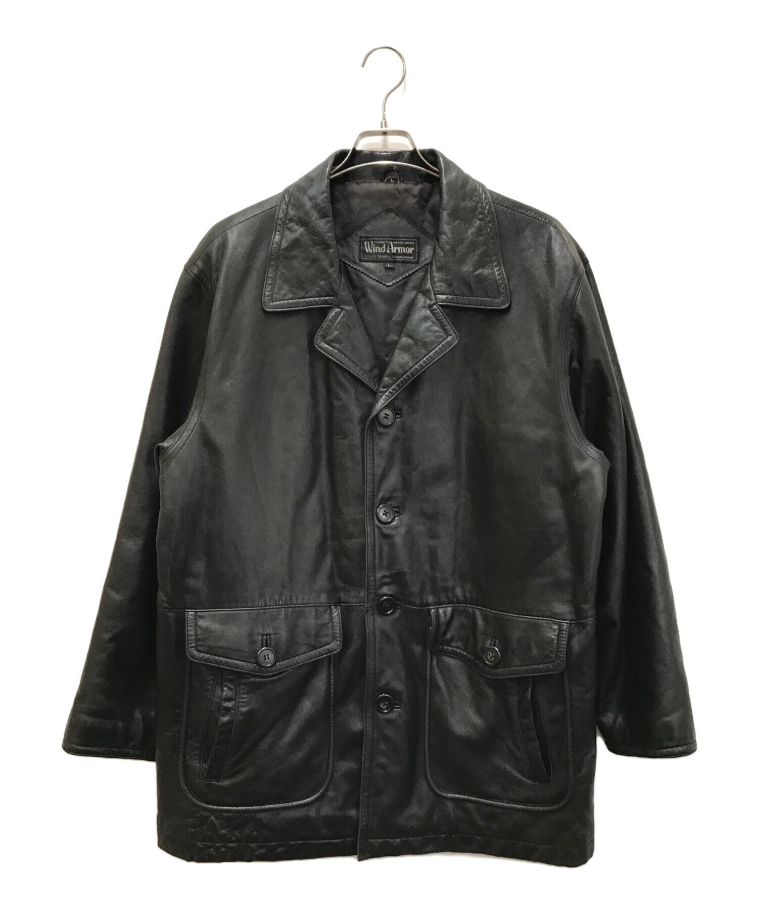 中古・古着通販】Wind Armor (ウィンドアーマー) レザーコート