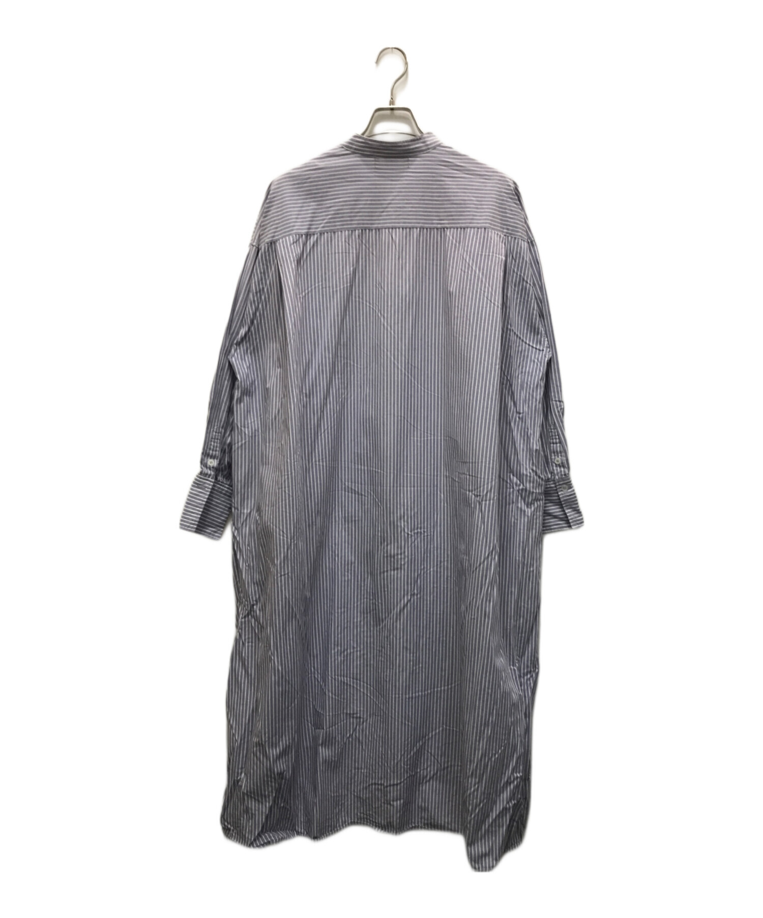 中古・古着通販】machatt (マチャット) バンドカラーシャツワンピース  