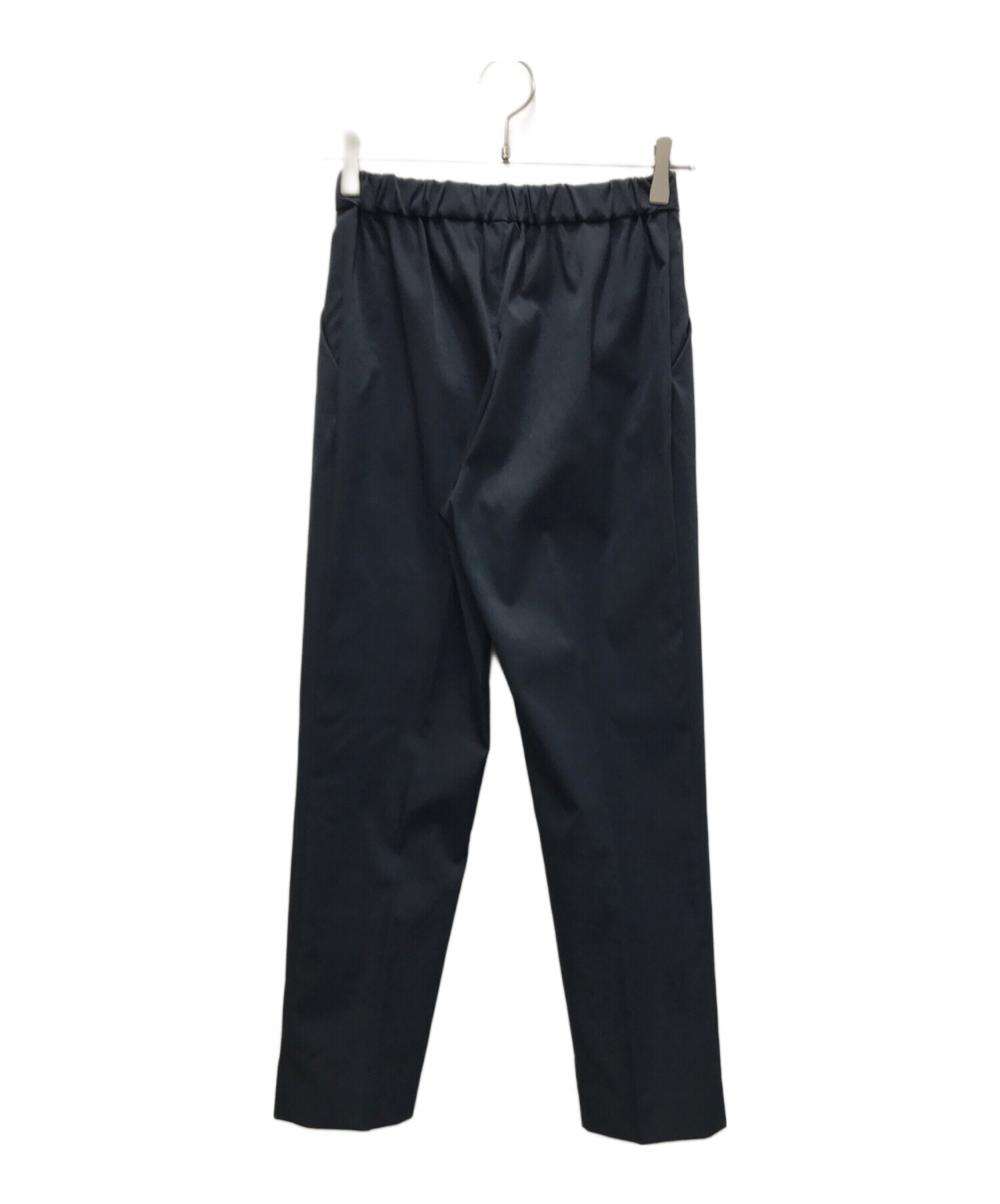 yori ブラック ダブルクロスパンツ　34 ダブルクロスパンツ | all item| yori