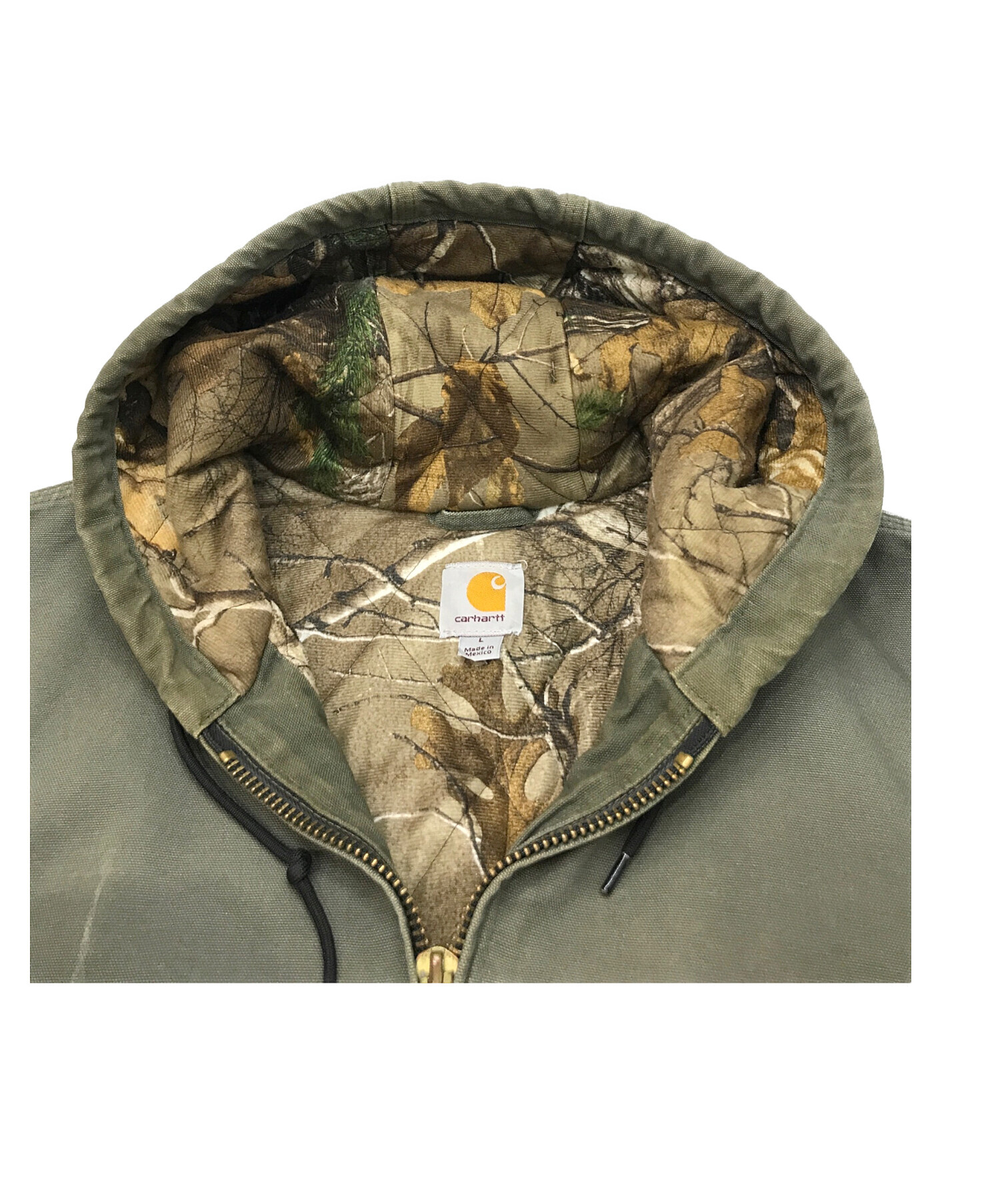 中古・古着通販】CarHartt (カーハート) アクティブジャケット カーキ  