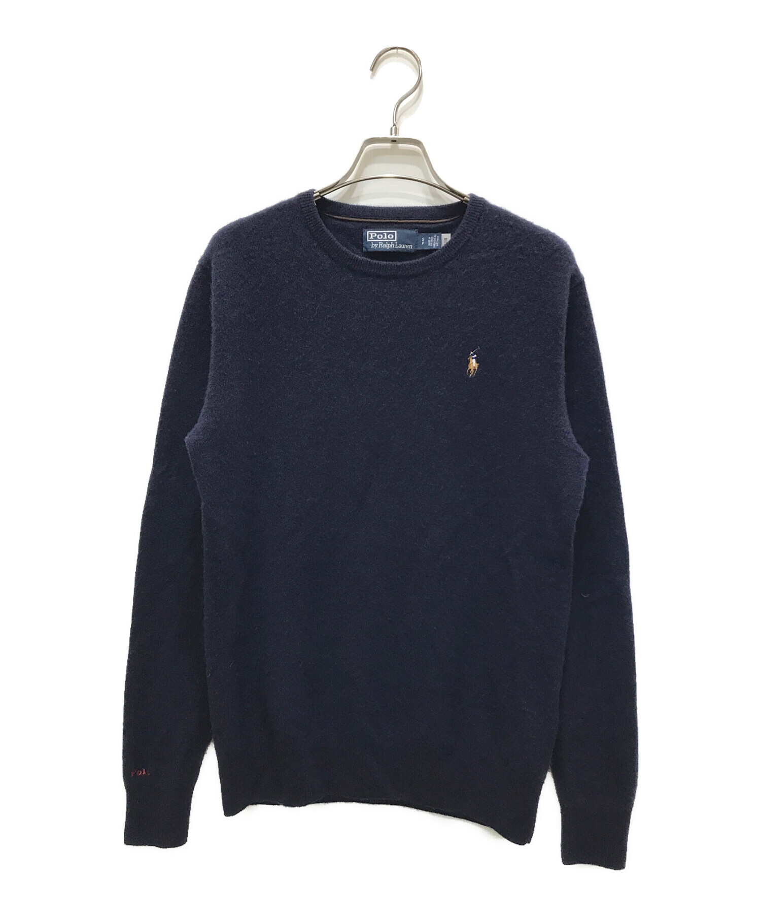 廃盤　ラルフ　ヴィンテージ　ウール　ポロユニバーシティ　ネイビー　古着 中古・古着通販】POLO RALPH LAUREN (ポロ・ラルフローレン) ウール