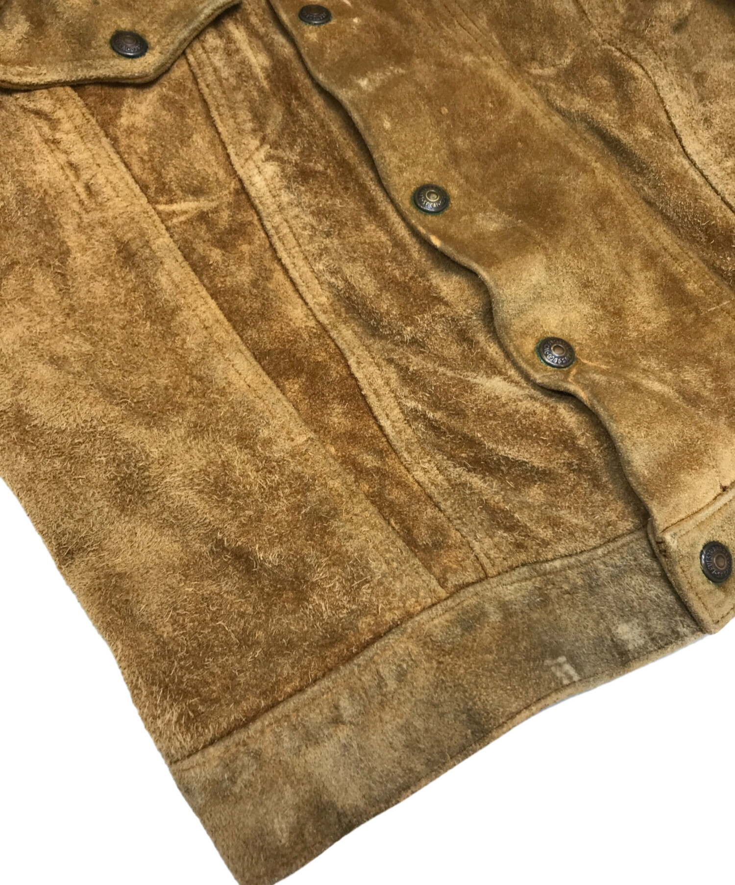 中古・古着通販】LEVI'S (リーバイス) スウェードトラッカージャケット