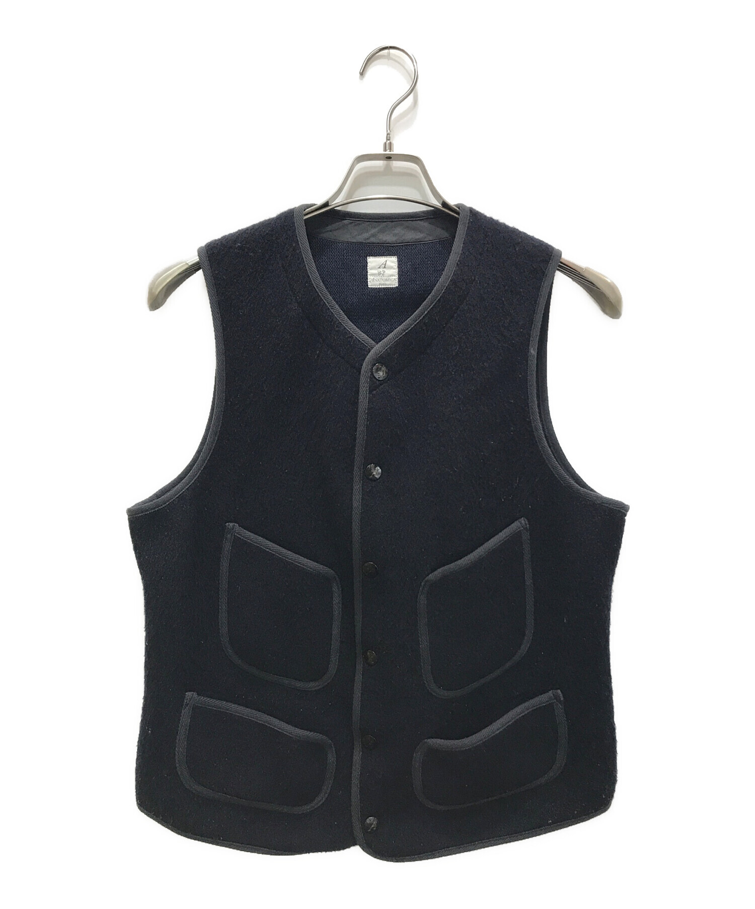 ANATOMICA アナトミカ/ビーチクロスベスト/ごま塩/ 38 ANATOMICA