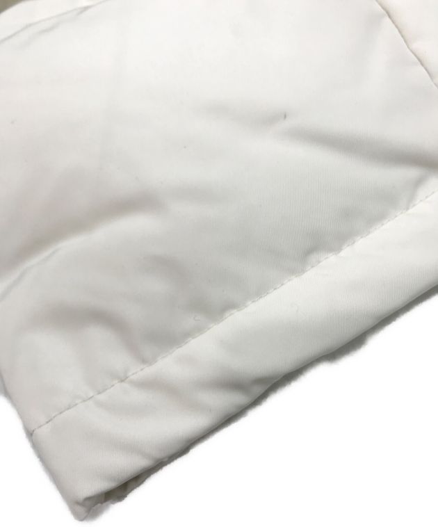 中古・古着通販】machatt (マチャット) ダウンベスト ホワイト サイズ