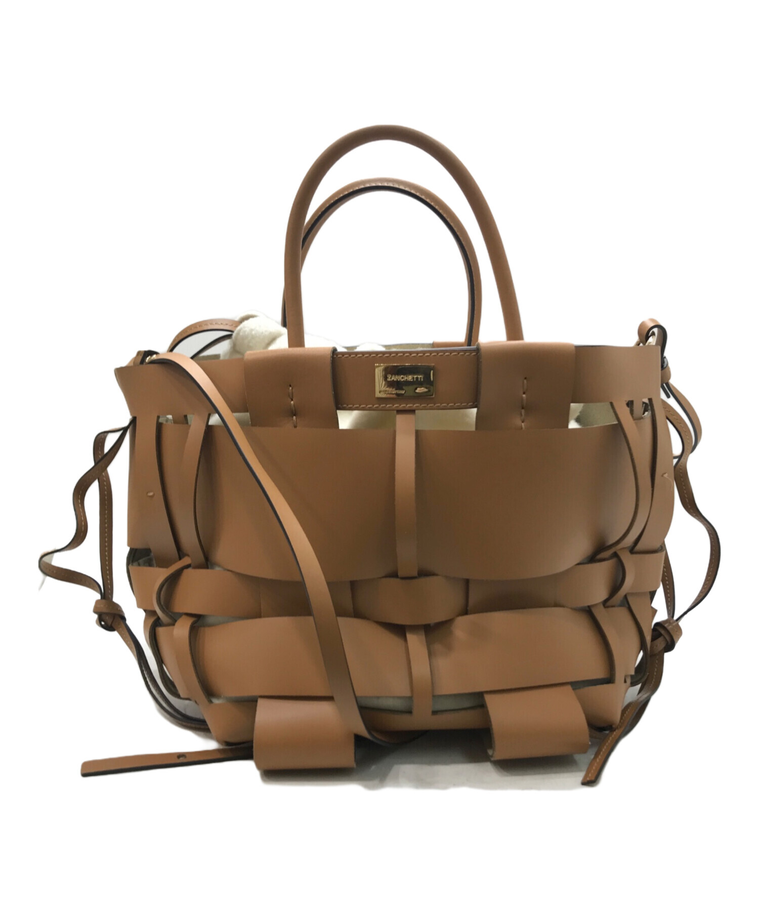 中古・古着通販】ZANCHETTI (ザンケッティー) WOVEN MIDI SHOPPER 
