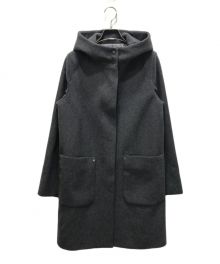 90sアーカイブ イタリア製 クリツィア KRIZIA POI 圧縮ウールコート はっ水】【ウォッシャブル】マイクロタフタミドルコート(コート