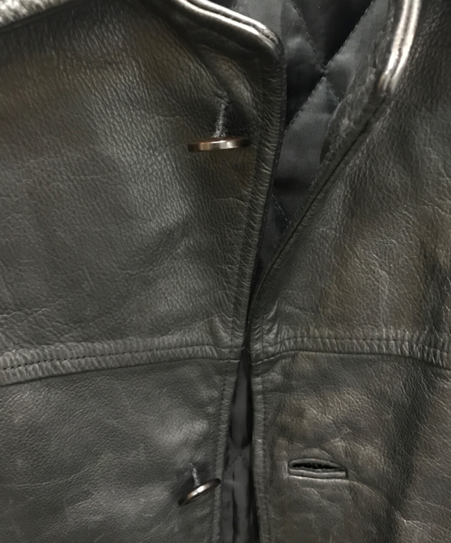 中古・古着通販】OLDGAP (オールドギャップ) レザーカーコート
