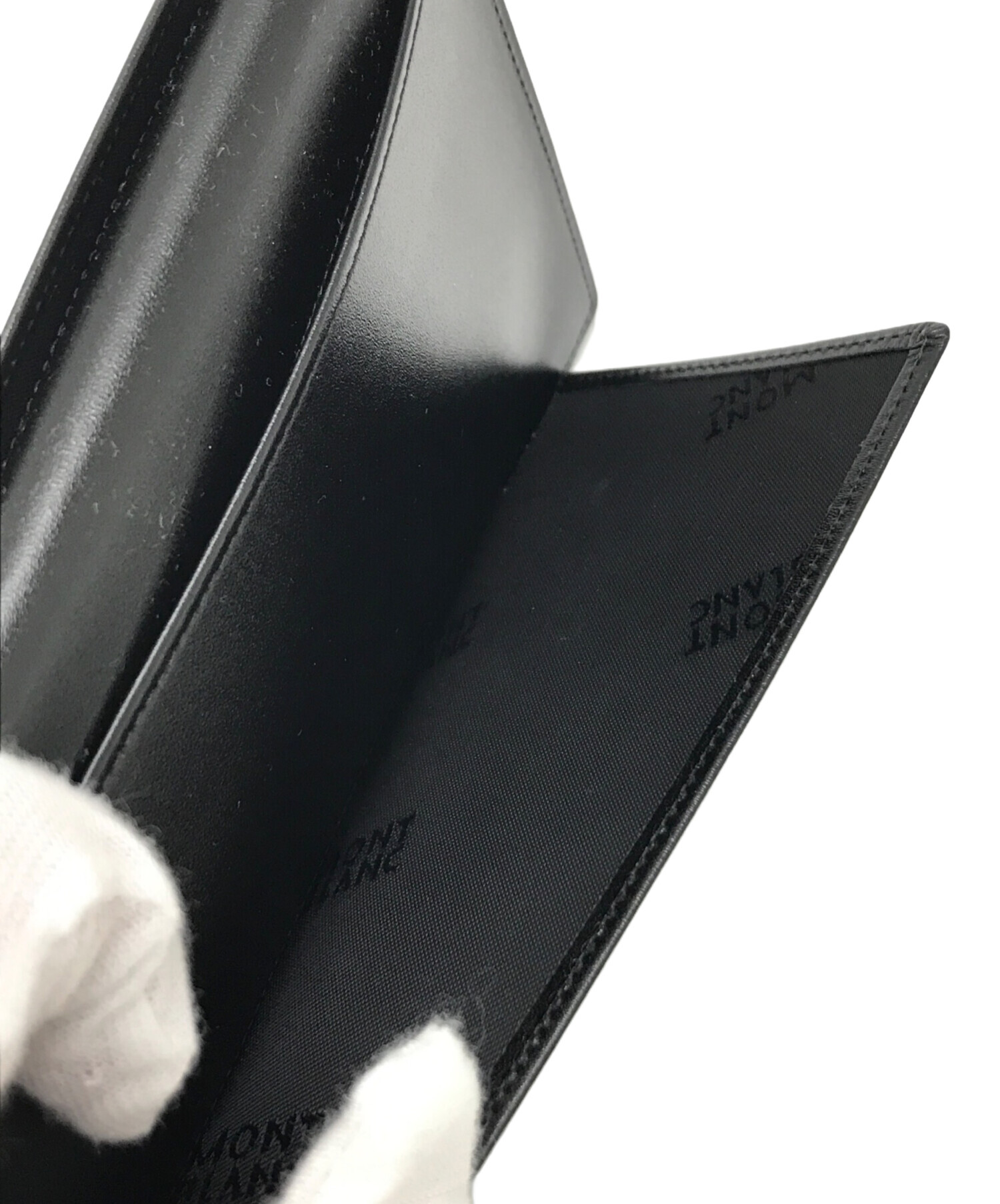 中古・古着通販】MONTBLANC (モンブラン) 長財布 ブラック