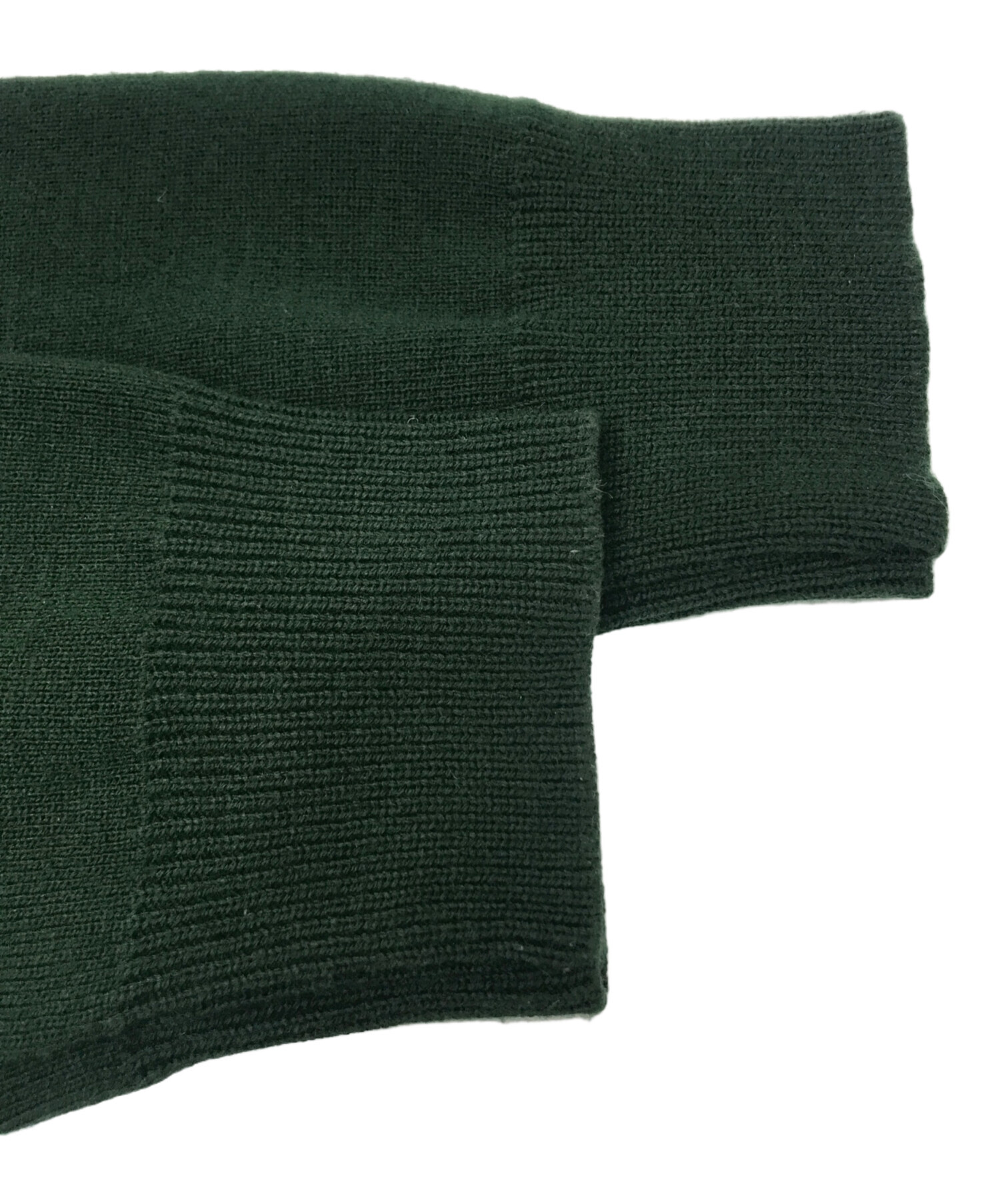 中古・古着通販】ENNOY (エンノイ) BUTTON CARDIGAN グリーン サイズ:L