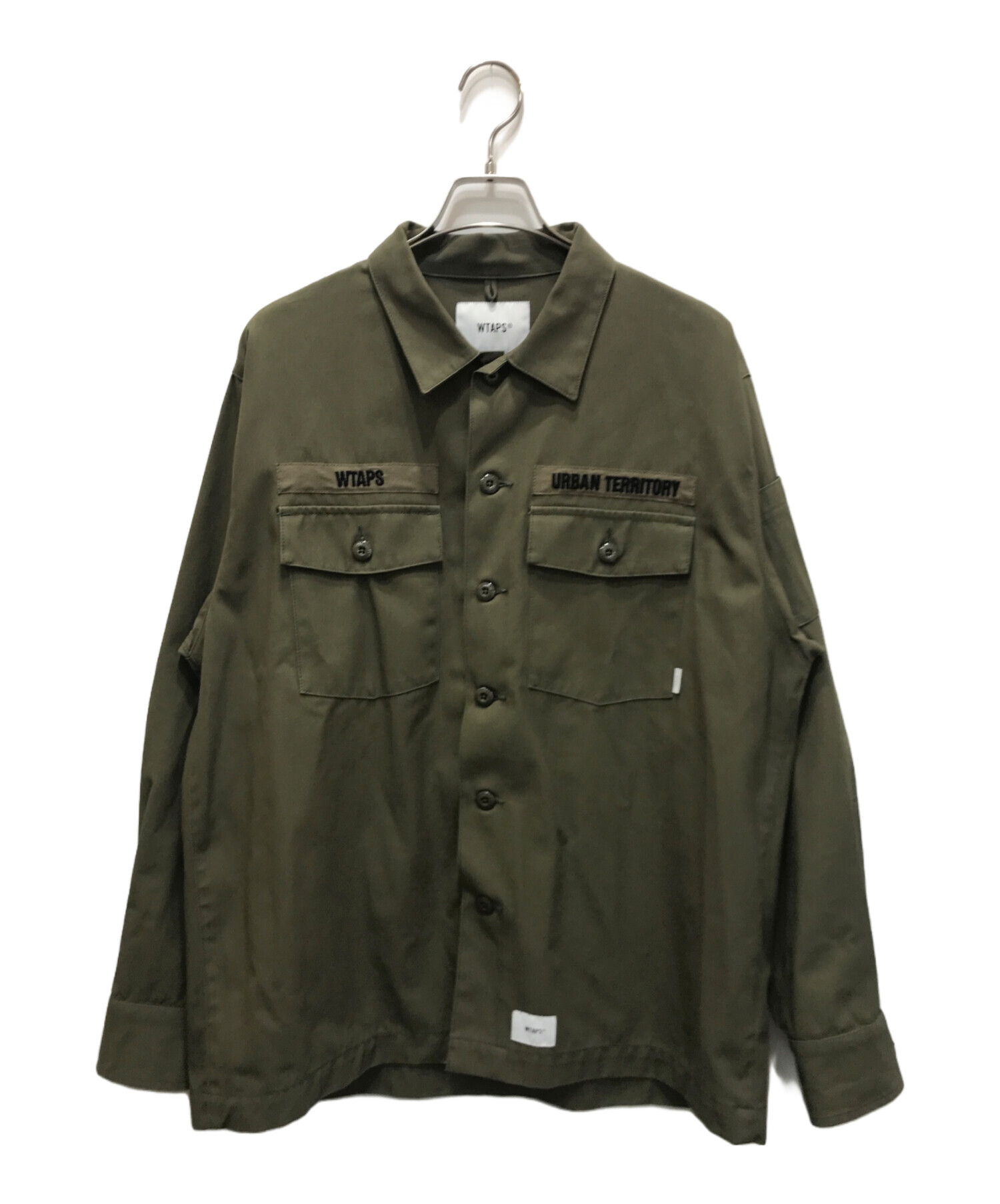 中古・古着通販】WTAPS (ダブルタップス) シャツジャケット グリーン