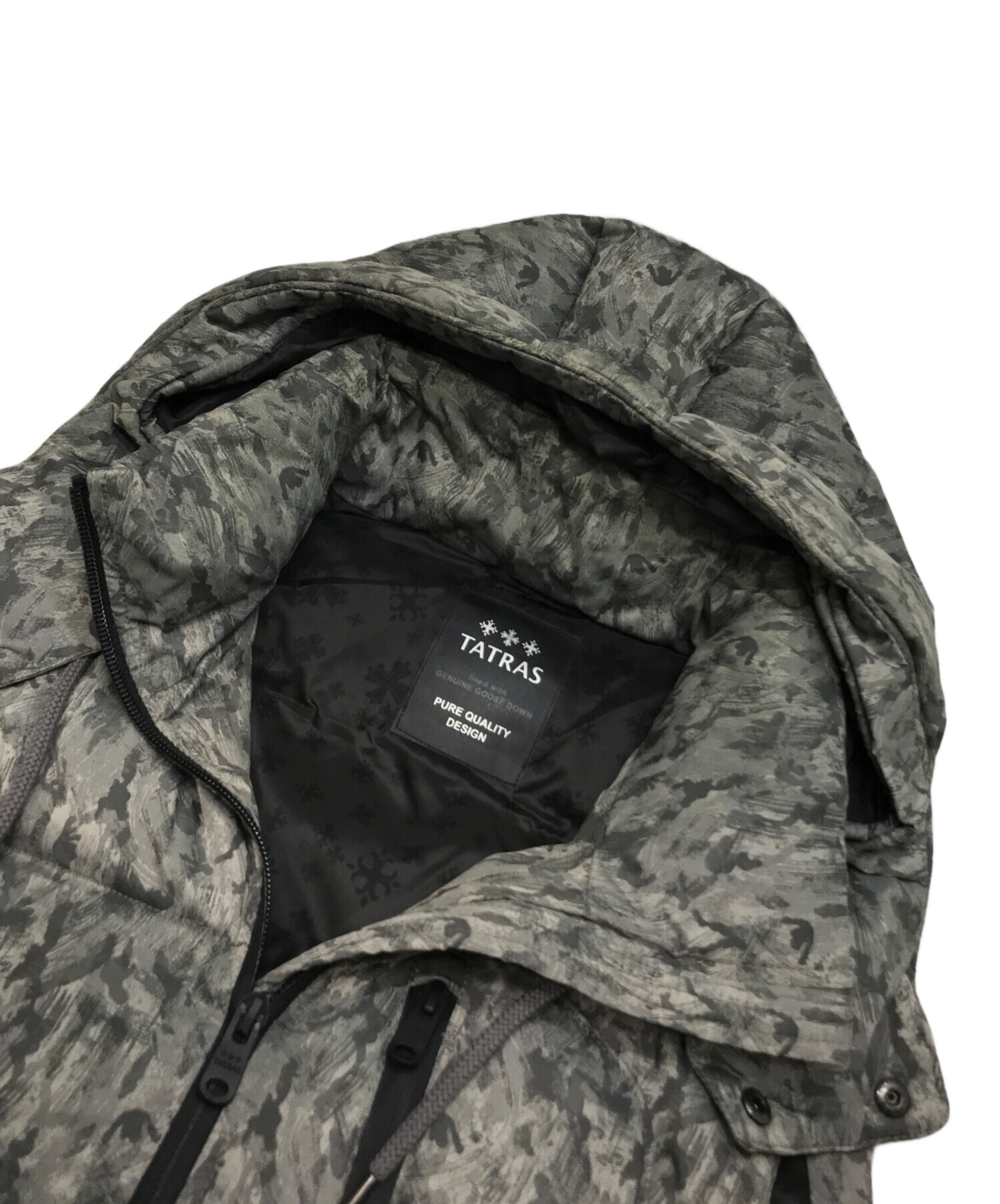 中古・古着通販】TATRAS (タトラス) ダウンベスト グレー サイズ:02