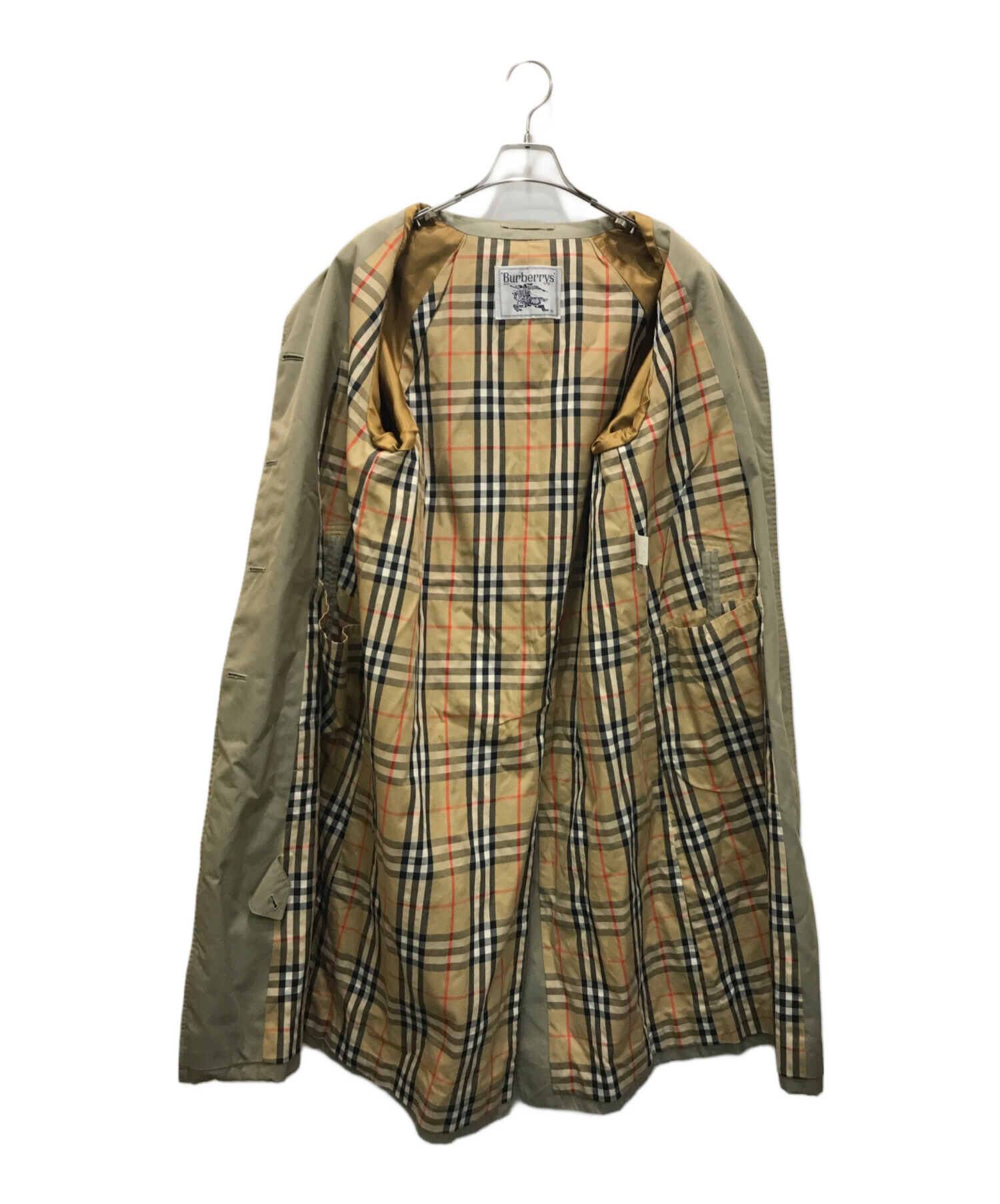 ◇ Burberrys バーバリーズ 長袖 コート 11AR ブラック * ◆ 1002796432149 ◇ BURBERRYS バーバリーズ 肩パット入り ウール 秋冬 長袖 チェスター