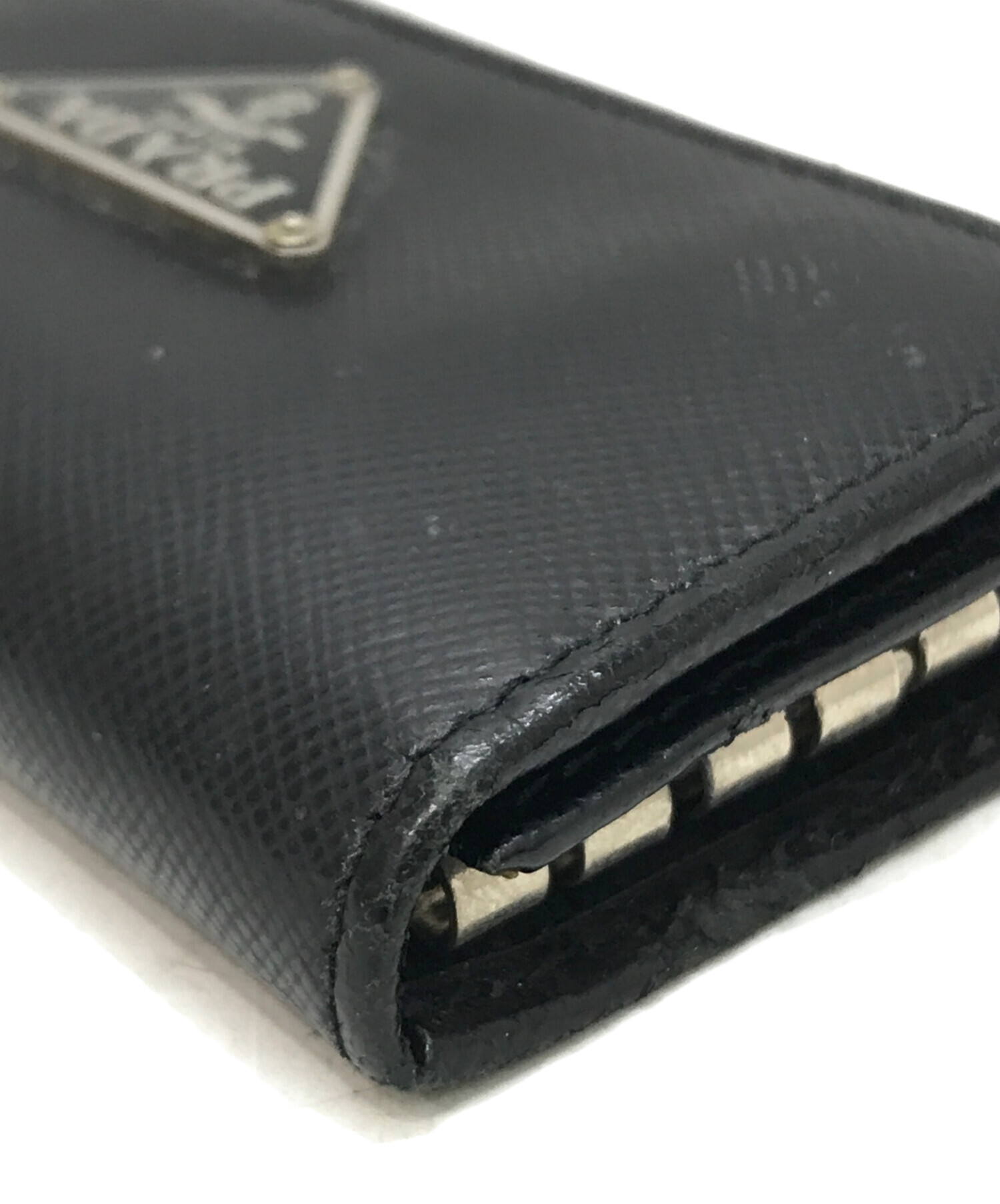 中古・古着通販】PRADA (プラダ) サフィアーノレザーキーケース