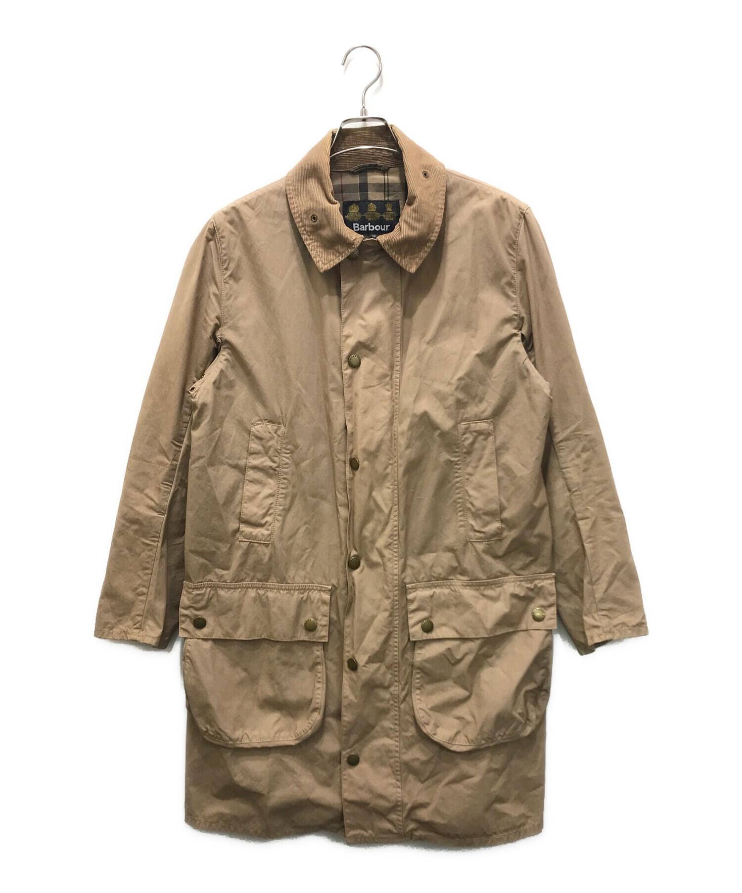 バブアー　ベージュ38 中古・古着通販】Barbour (バブアー) OVERDYE BORDER ベージュ サイズ