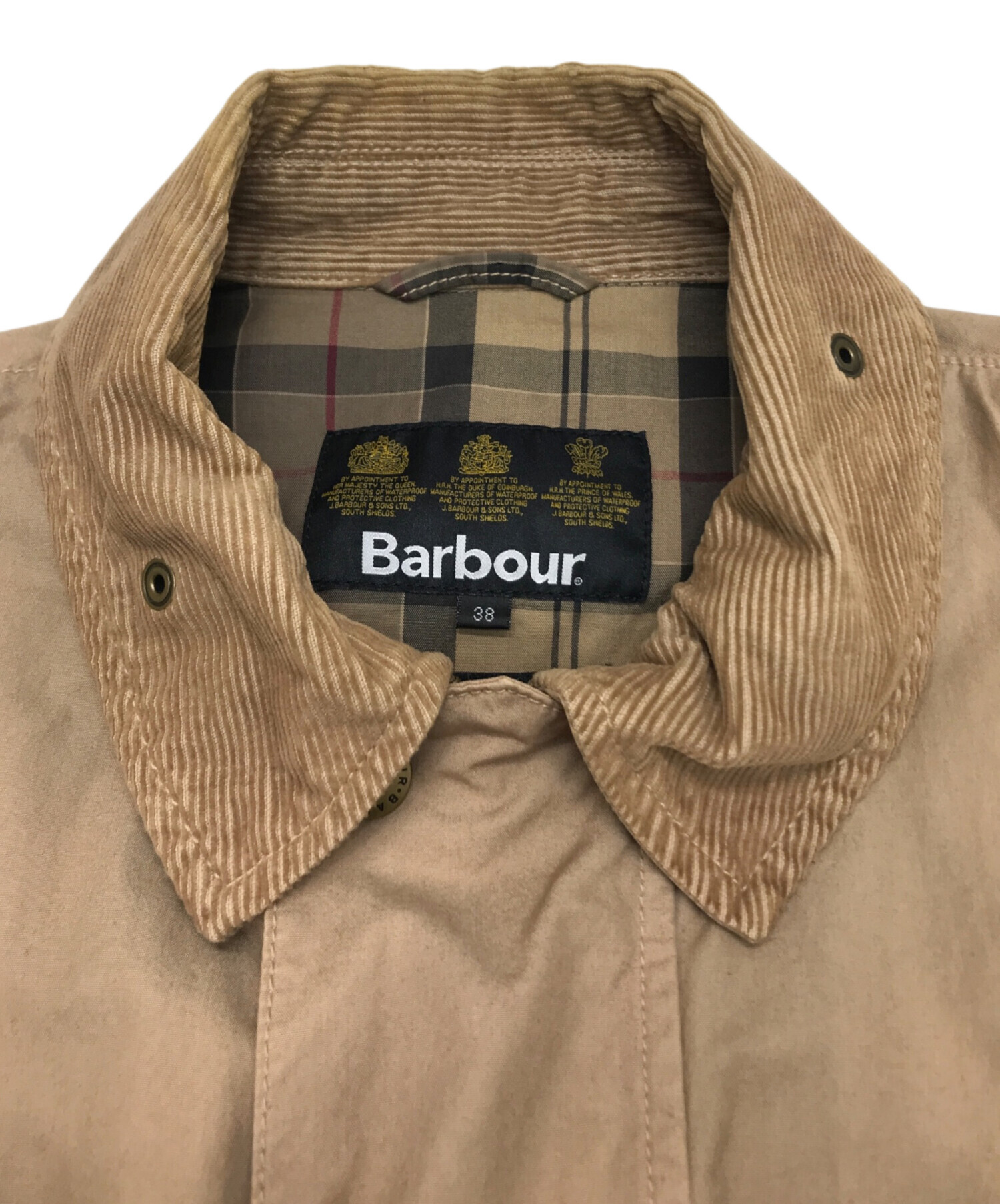 中古・古着通販】Barbour (バブアー) OVERDYE BORDER ベージュ サイズ