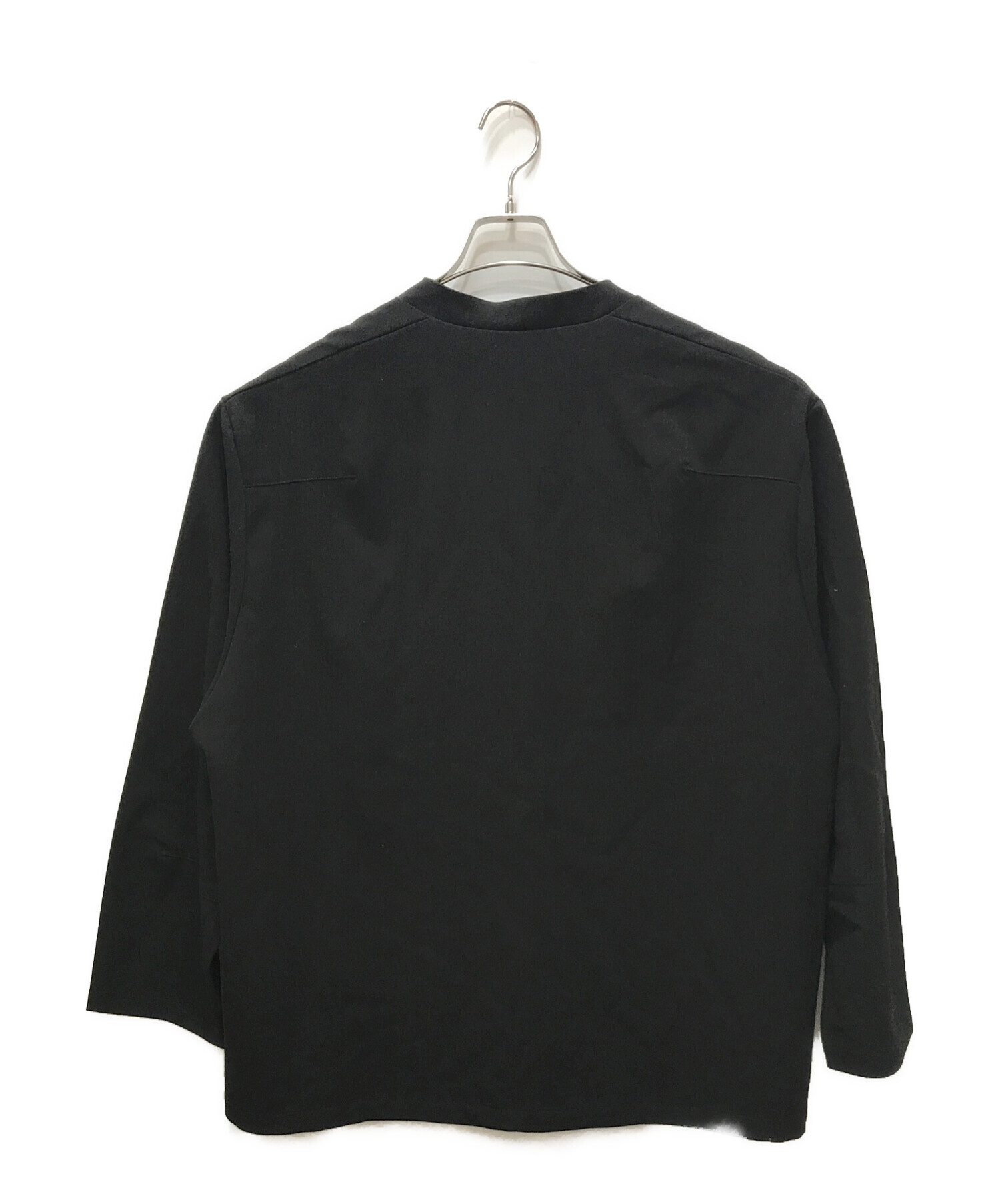 knuth marf トップス Knuth Marf - ハーフジップ ニットタンクトップ (グレー) half zip