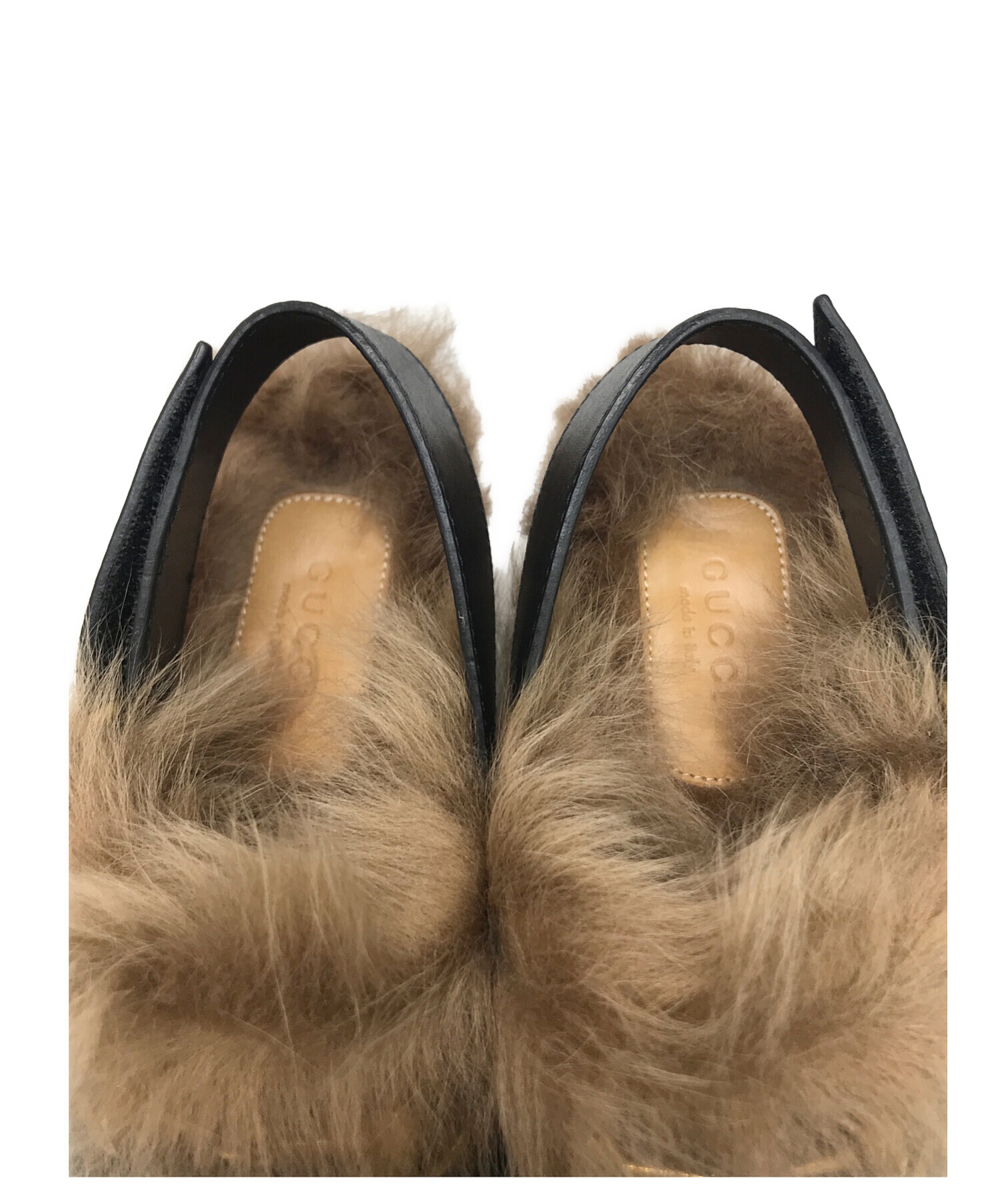 中古・古着通販】GUCCI (グッチ) アムステル/サボサンダル ブラック