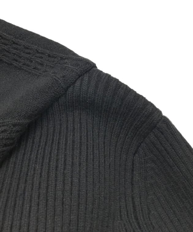 中古・古着通販】Rady (レディ) ケープニットコート ブラック サイズ:S