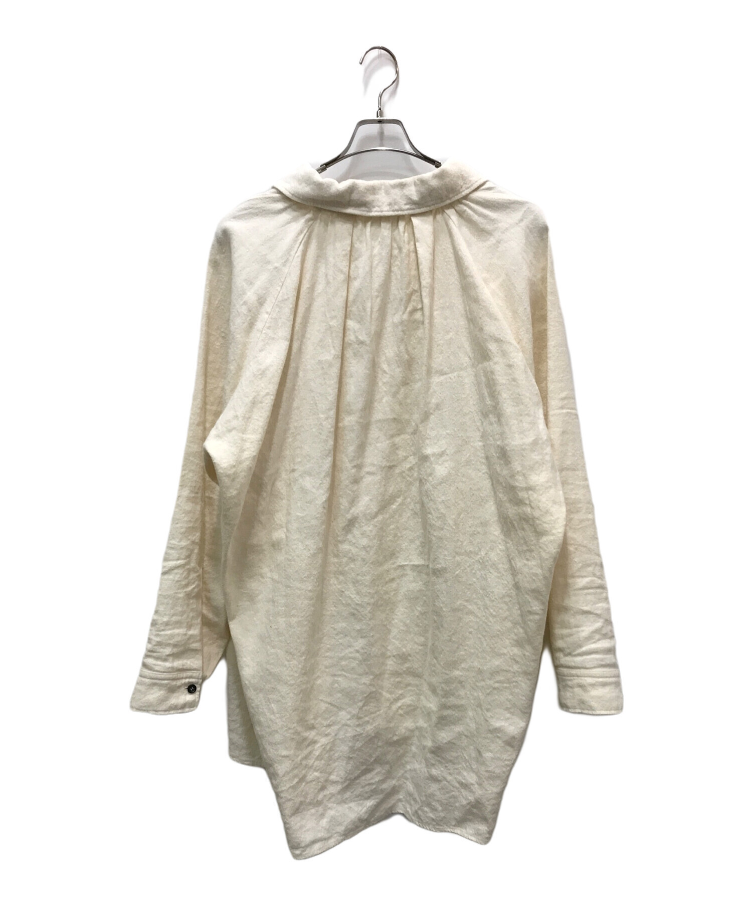 中古・古着通販】Amber (アンバー) C/LI OX SHIRT アイボリー