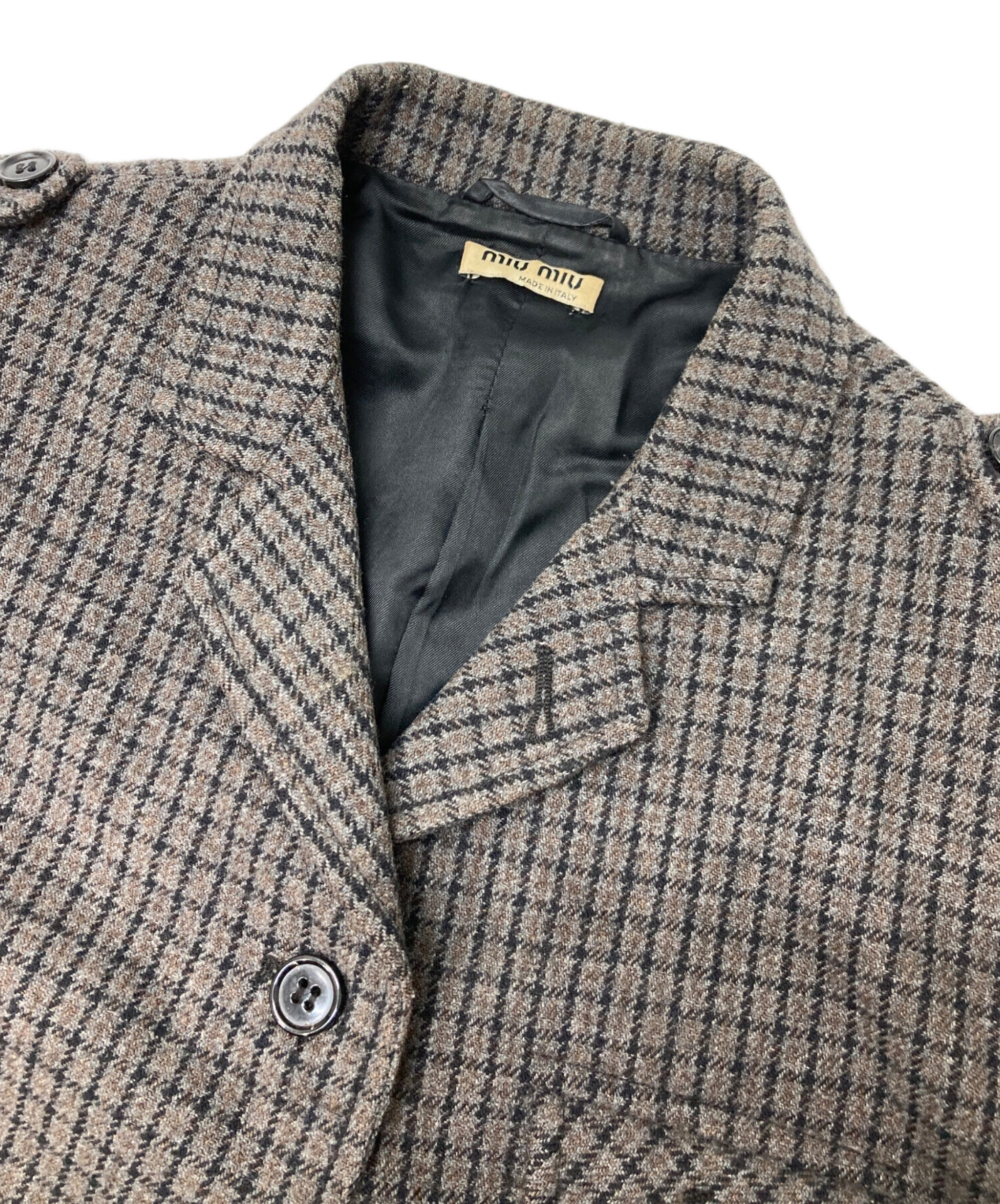 中古・古着通販】MIU MIU (ミュウミュウ) ツイードジャケット