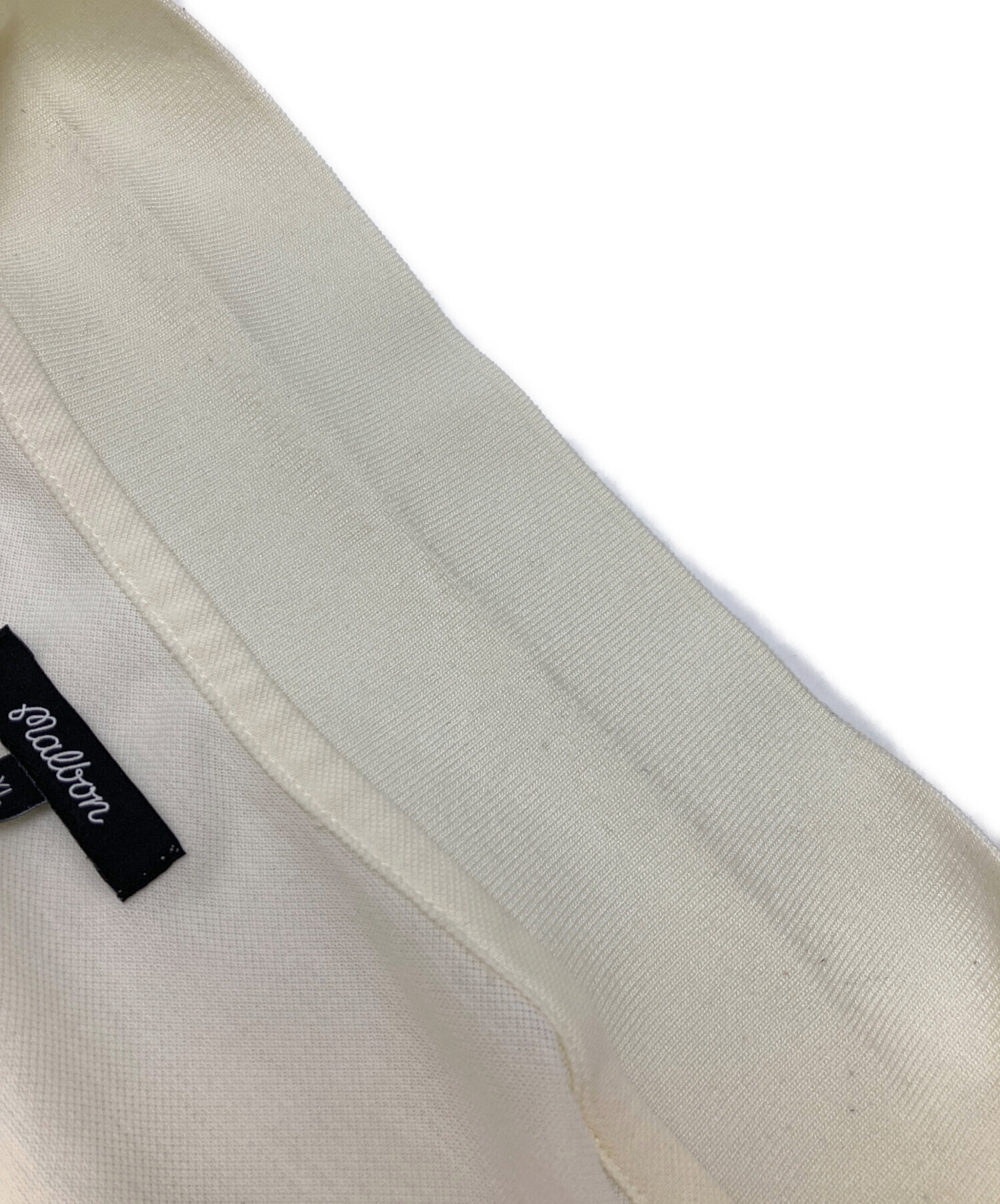 中古・古着通販】MALBON GOLF (マルボンゴルフ) ポロシャツ ホワイト