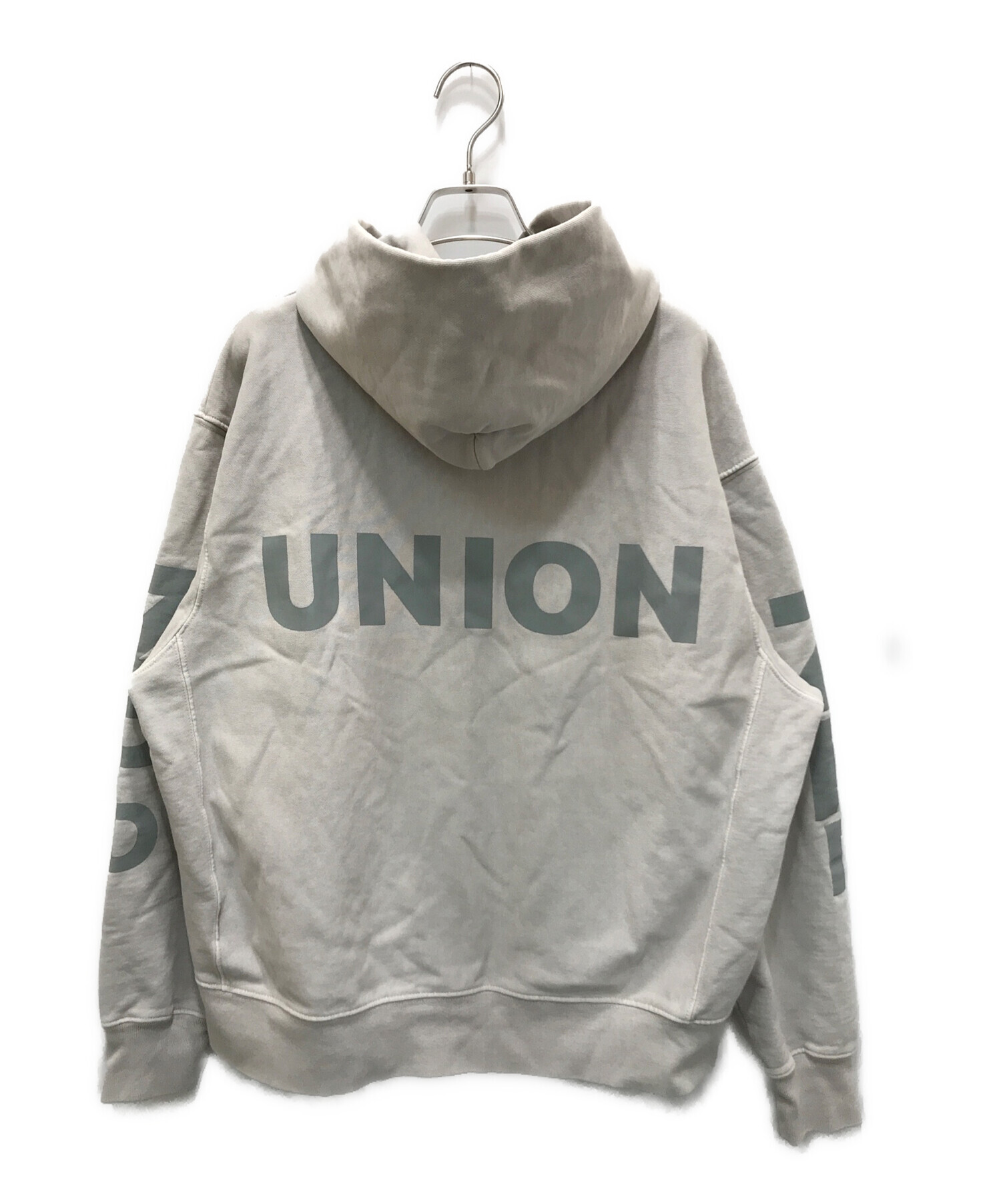 union ユニオン パーカー M グレー 【古着】【中古】【送料無料】 中古・古着通販】UNION (ユニオン) パーカー グレー サイズ:1