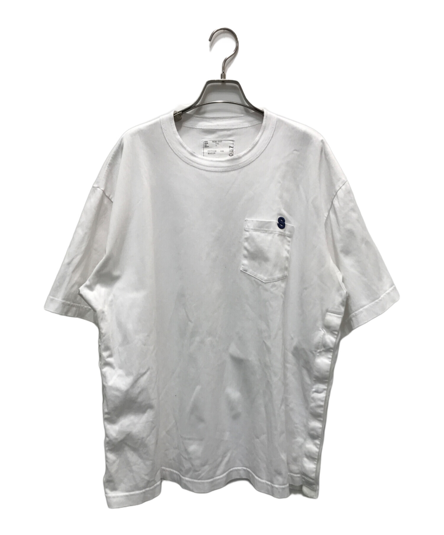 中古・古着通販】sacai (サカイ) s Cotton Jersey T-Shirt ホワイト 