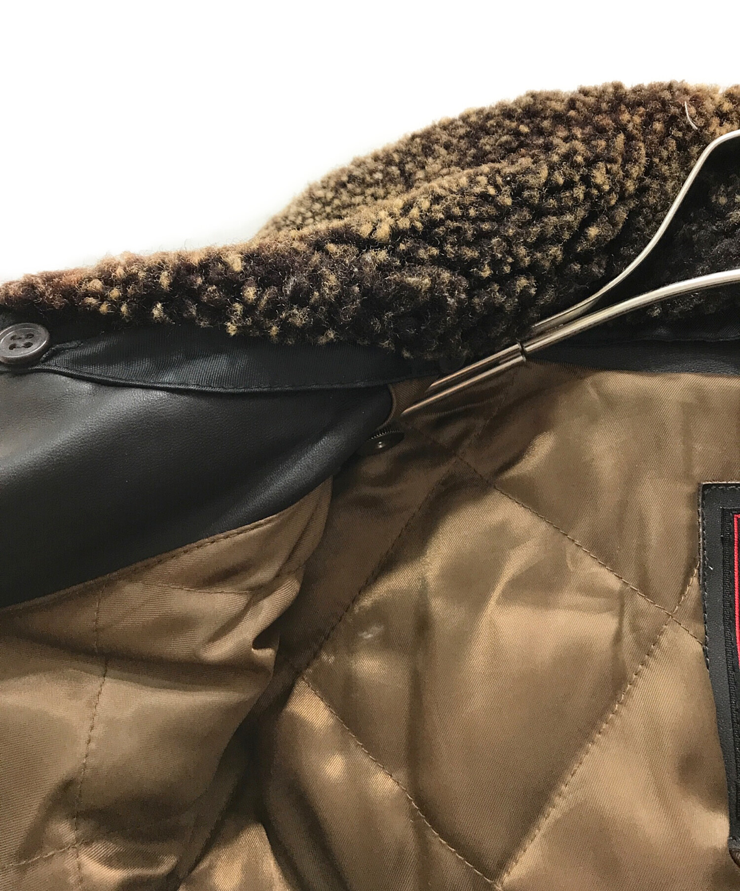 中古・古着通販】VAN (ヴァン) G-1レザージャケット ブラウン サイズ:L