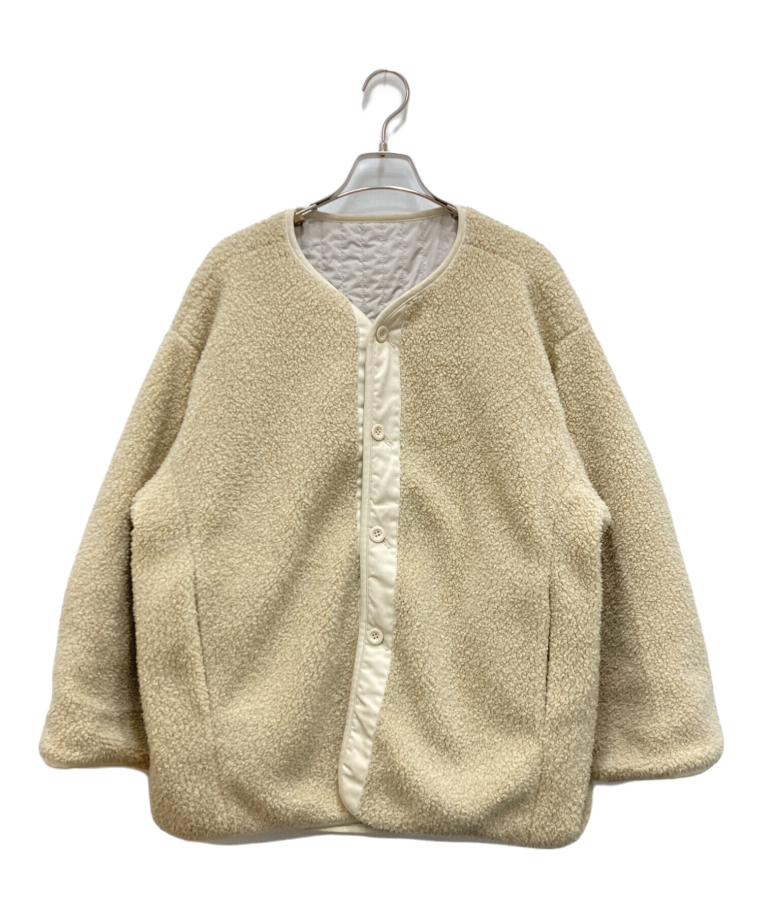 中古・古着通販】CLANE (クラネ) REVERSIBLE BOA JACKET ベージュ 