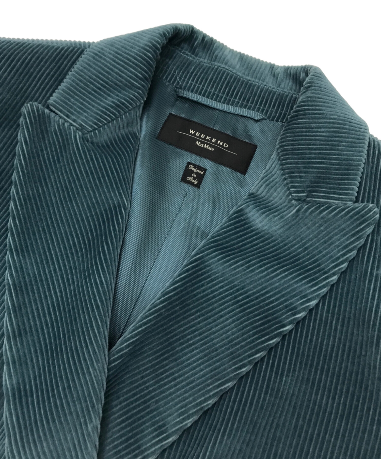 ク*き様 美品WEEKEND MaxMara コーデュロイジャケット 38 Weekend Max