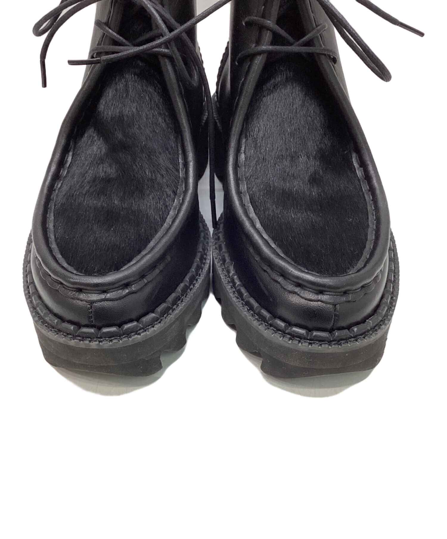 中古・古着通販】Y's (ワイズ) SHARK SOLE BOOTS / シャークソール