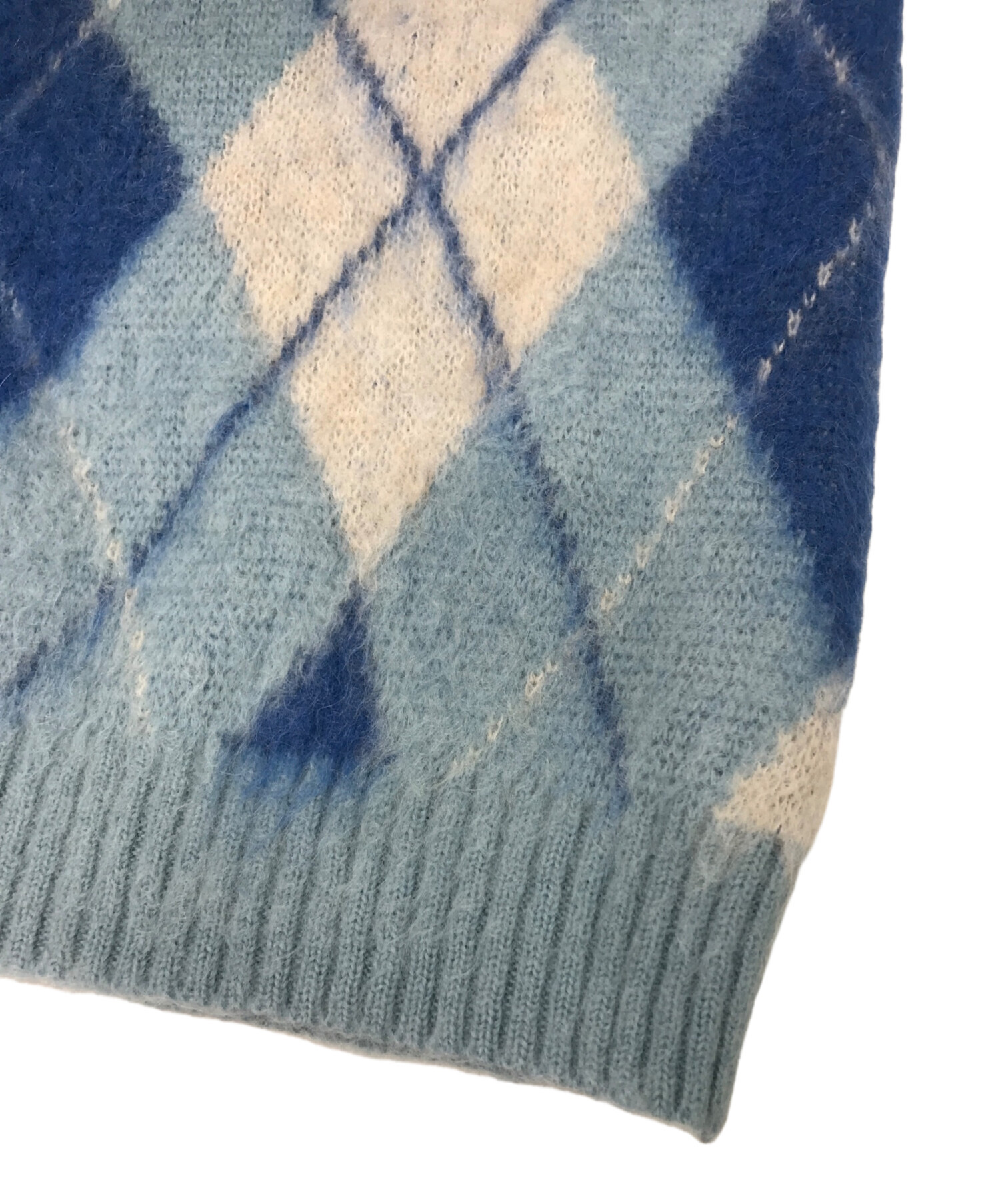 中古・古着通販】Needles (ニードルズ) Mohair Cardigan Argyle(モヘヤ 