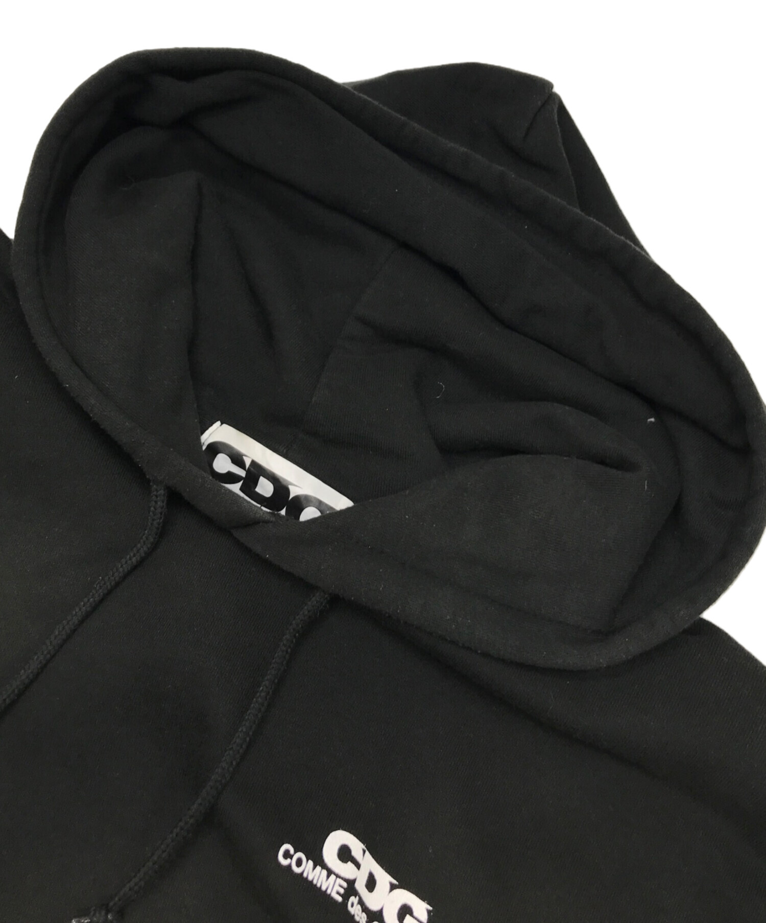 中古・古着通販】CDG (シーディージー) パーカー ブラック サイズ:XXL