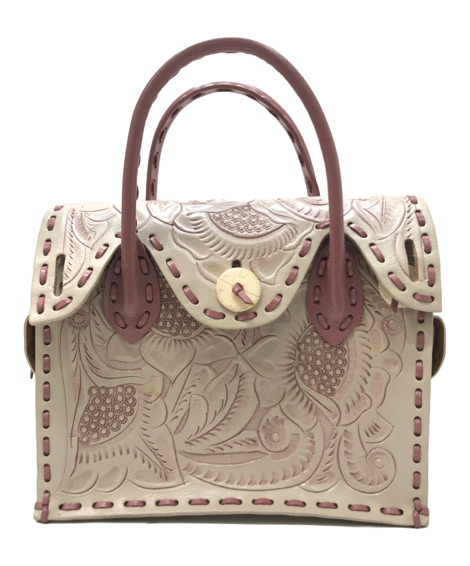 カービングバッグ ピンクゴールドの通販 カービングバックパステルピンク 