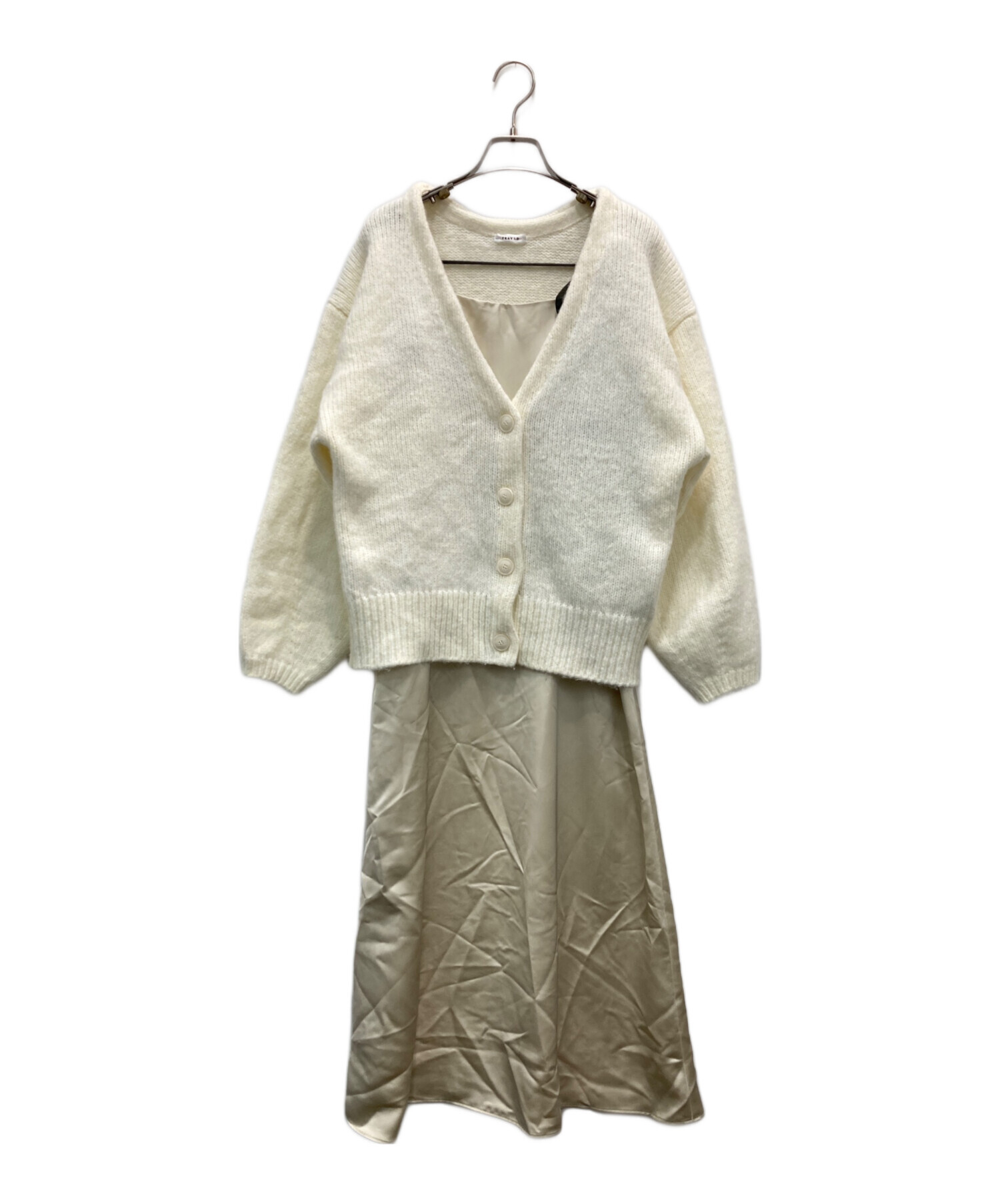 中古・古着通販】FRAY ID (フレイ アイディー) カーデセットリボン