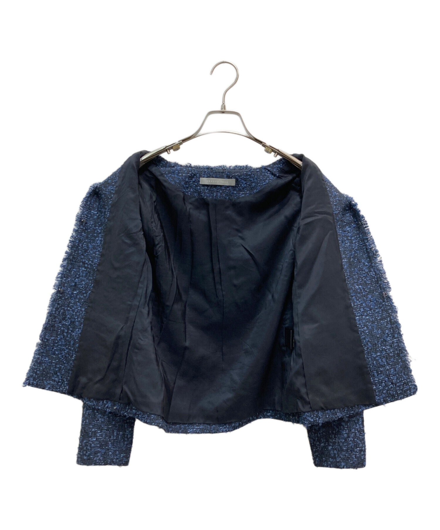 中古・古着通販】theory luxe (セオリーリュクス) ノーカラーツイード