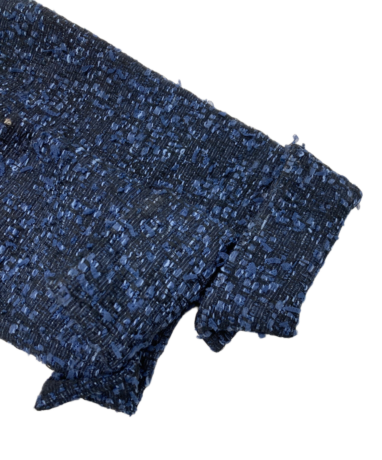 中古・古着通販】theory luxe (セオリーリュクス) ノーカラーツイード