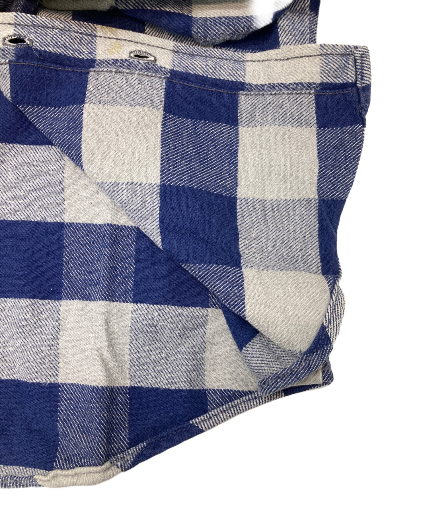 中古・古着通販】FIVE BROTHER (ファイブブラザー) ネルシャツ ブルー