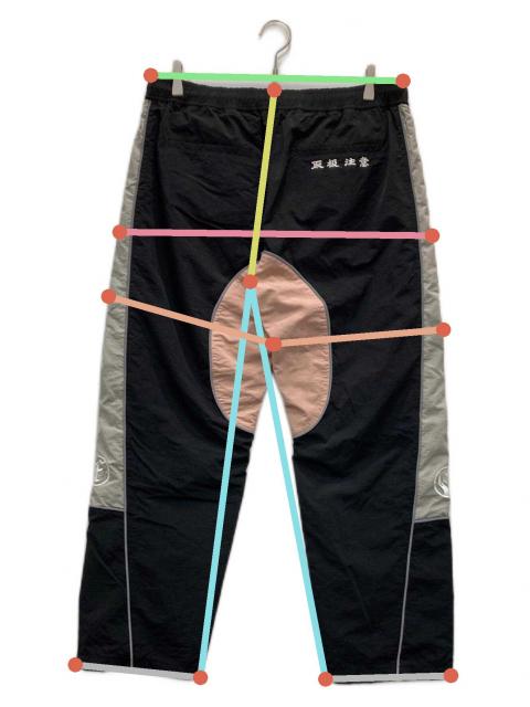 【BLACK EYE PATCH】ブラックアイパッチ ナイロントラックパンツ 中古・古着通販】THE BLACK EYE PATCH (ブラックアイパッチ) ナイロン