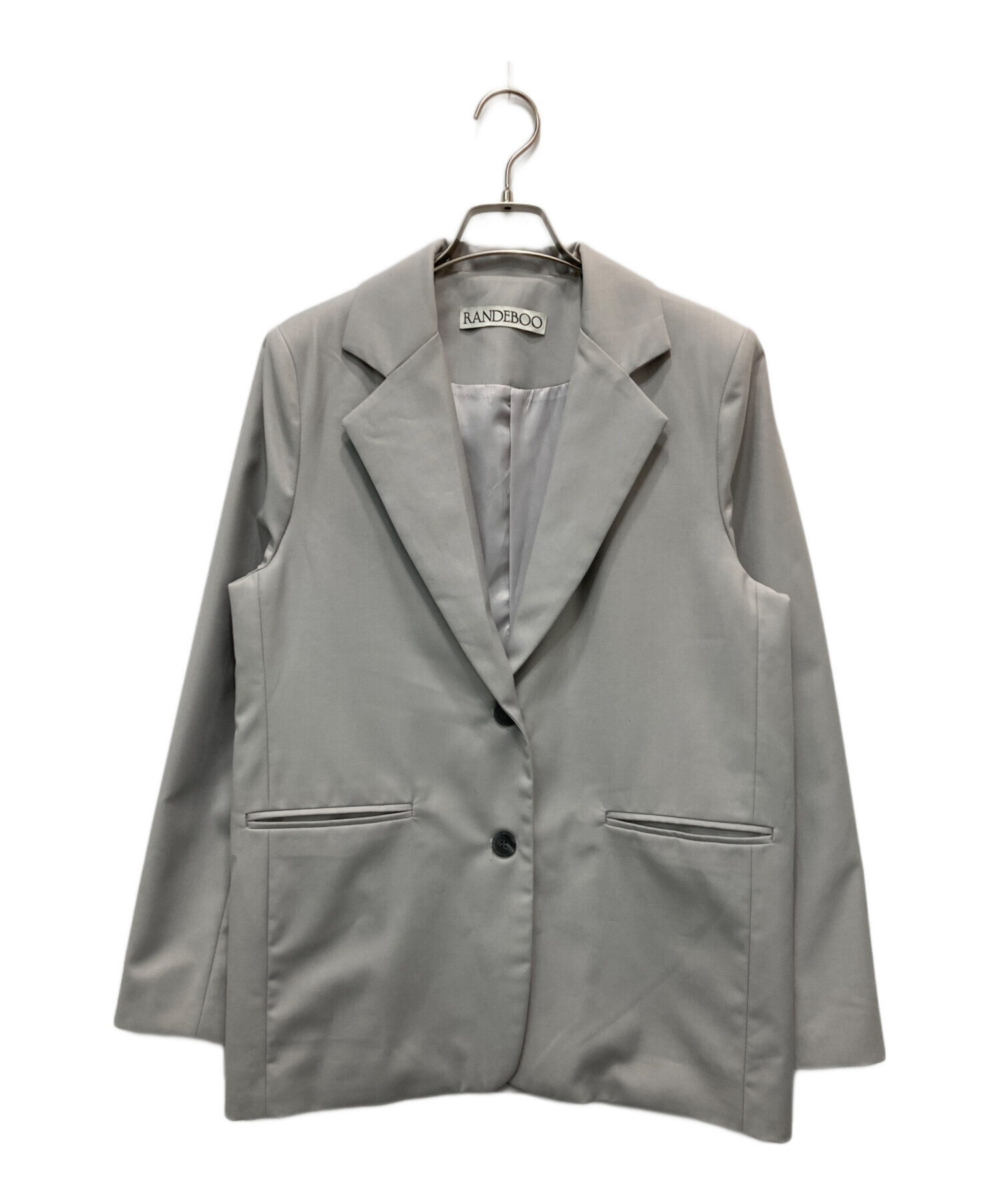 中古・古着通販】RANDEBOO (ランデブー) ジャケット グレー サイズ  