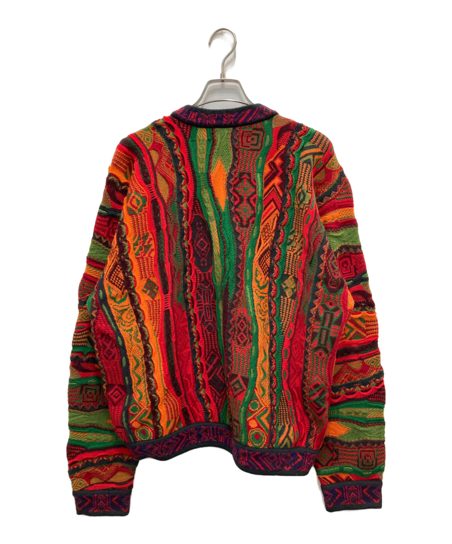 中古・古着通販】Coogi (クージー) ヘンリーネックニット マルチ 中古・古着通販】Coogi (クージー) ヘンリーネックニット マルチ