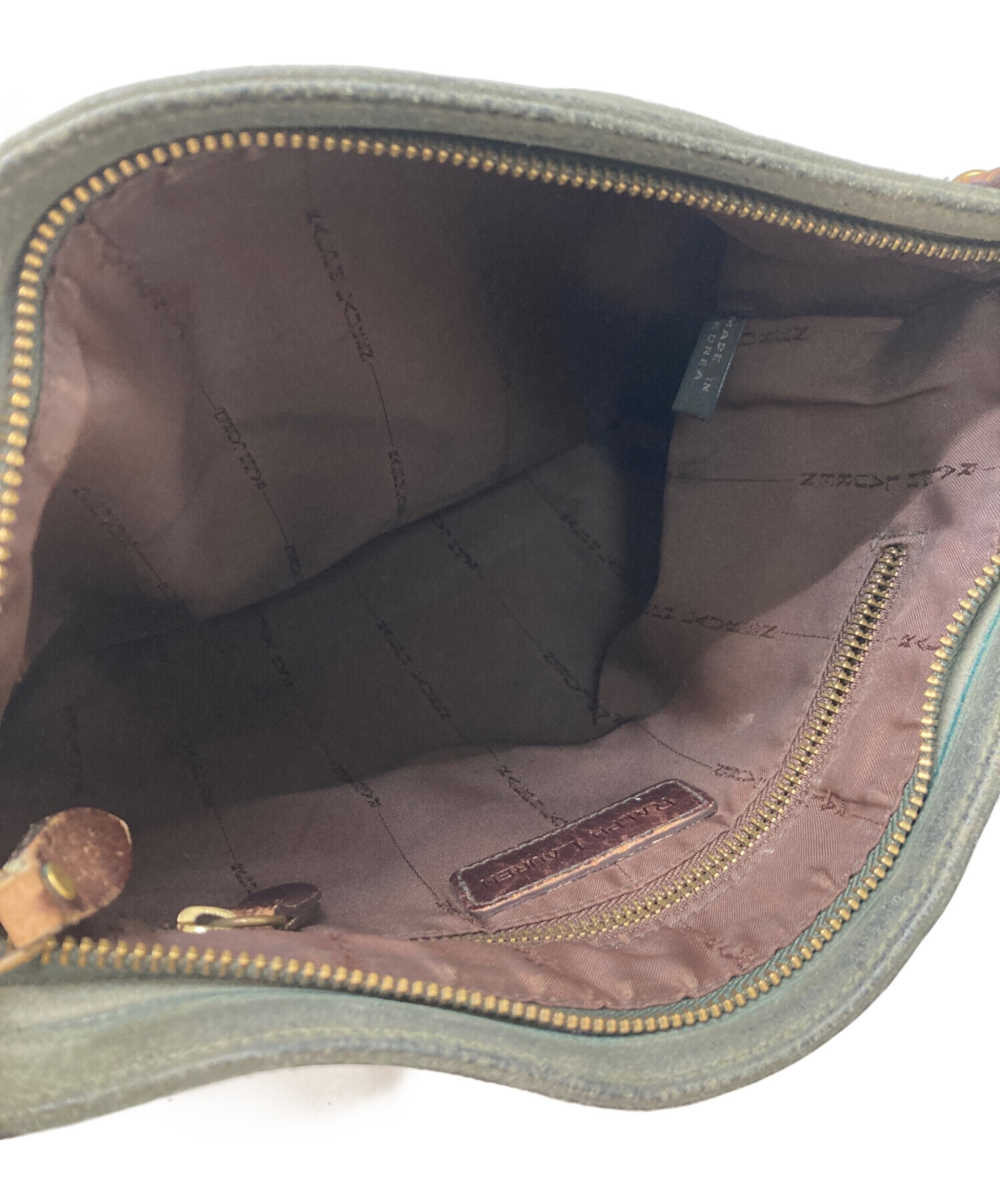 中古・古着通販】RALPH LAUREN (ラルフローレン) スエードレザーバッグ 