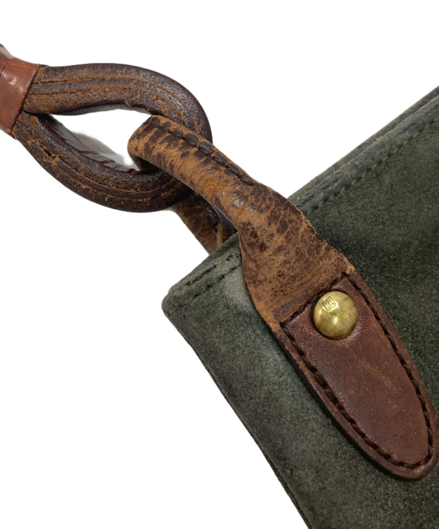 中古・古着通販】RALPH LAUREN (ラルフローレン) スエードレザーバッグ 