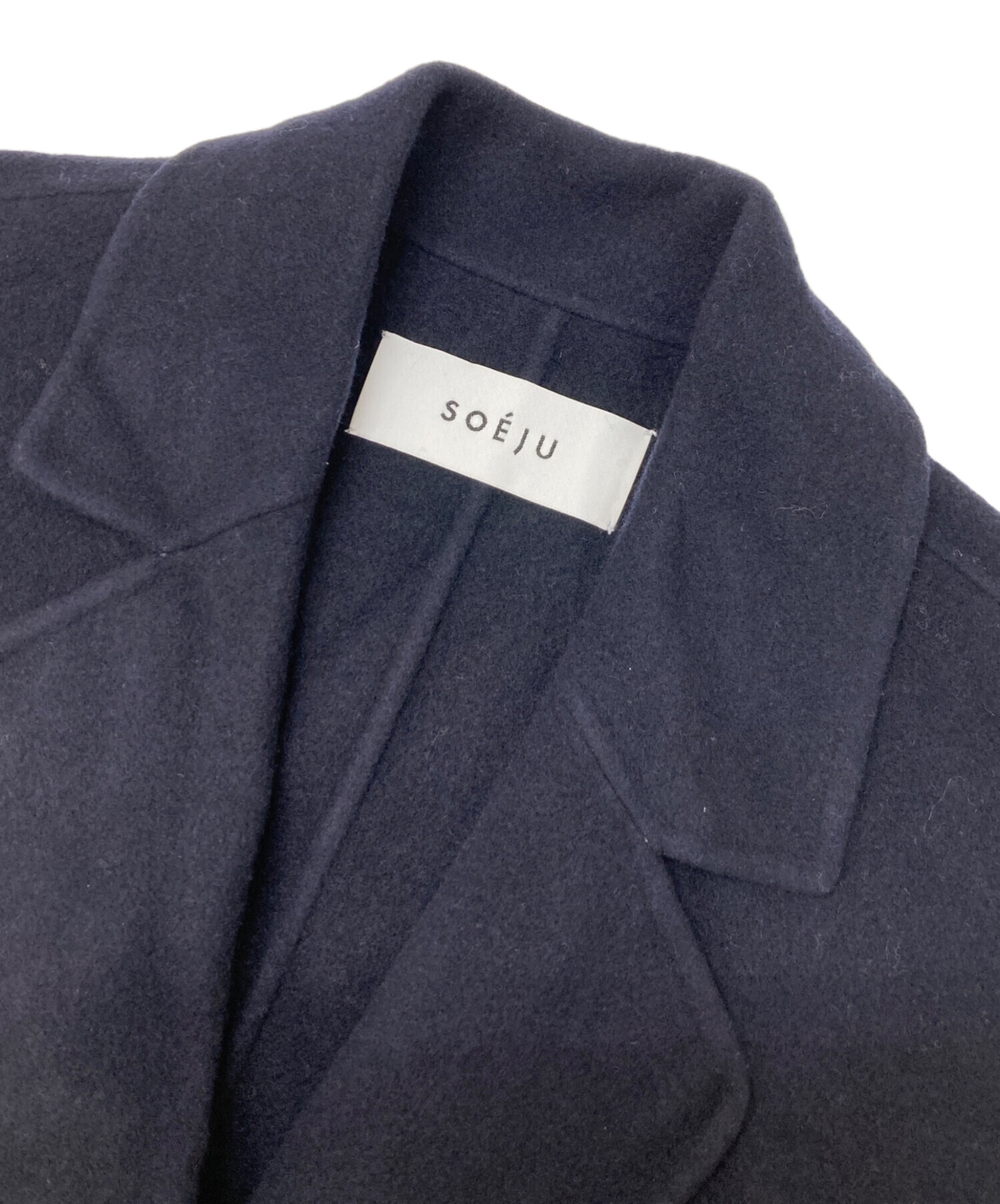 ソージュウールリバーロングジレネイビー