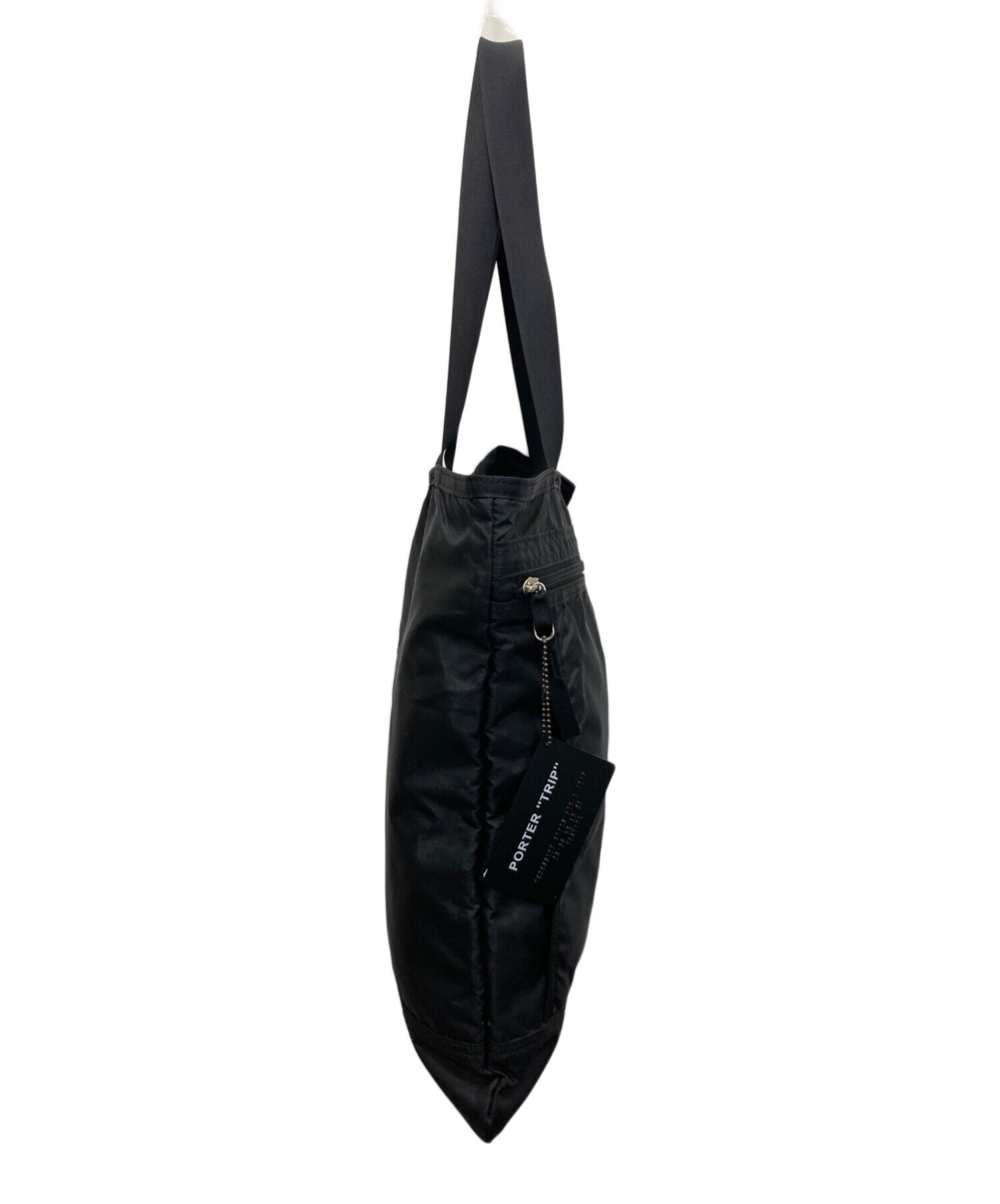 中古・古着通販】PORTER (ポーター) トリップトートバッグ ブラック 