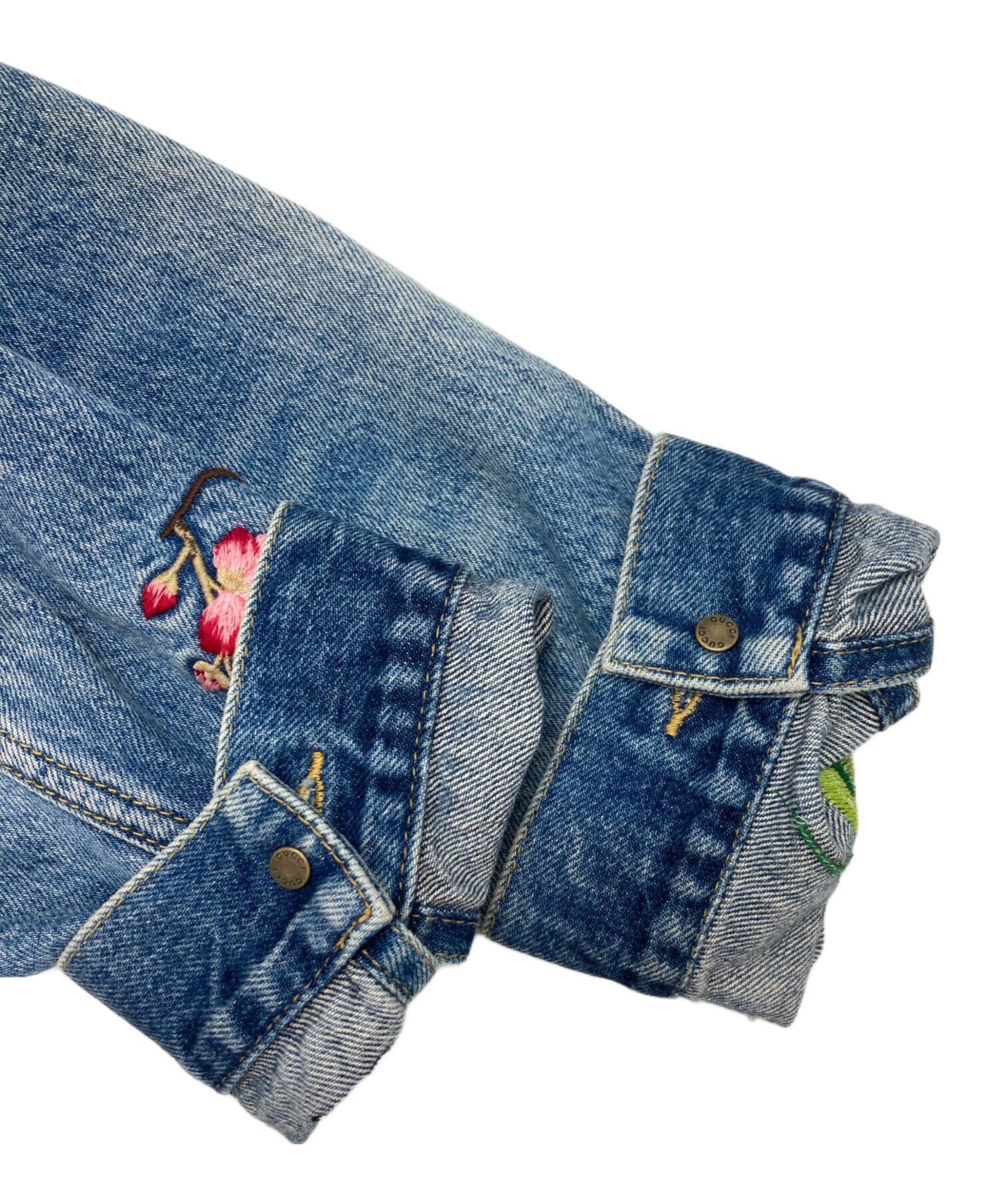 中古・古着通販】GUCCI (グッチ) デニムジャケット ブルー