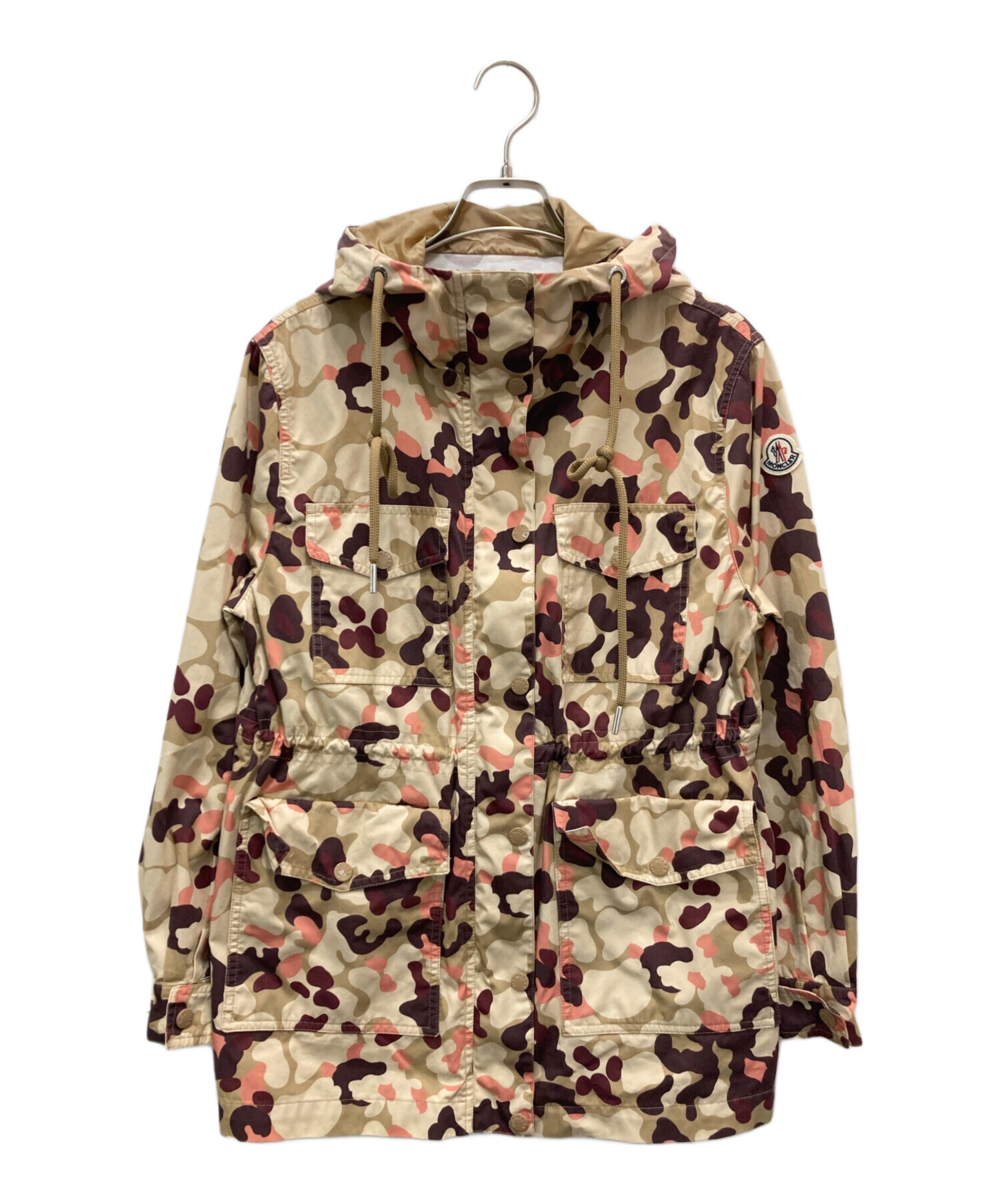 中古・古着通販】MONCLER (モンクレール) フードブルゾン ベージュ 