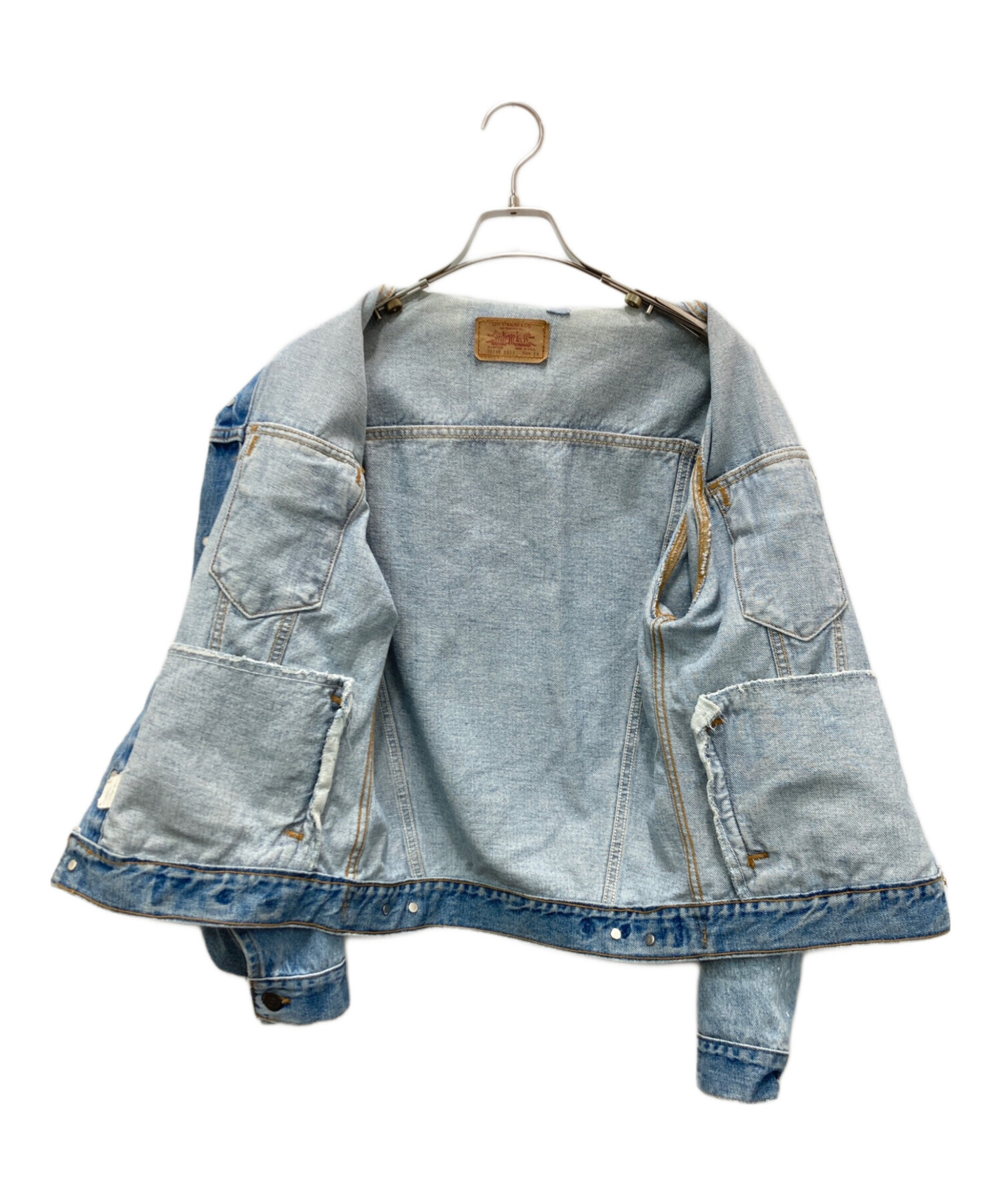 中古・古着通販】LEVI'S (リーバイス) デニムジャケット ブルー サイズ